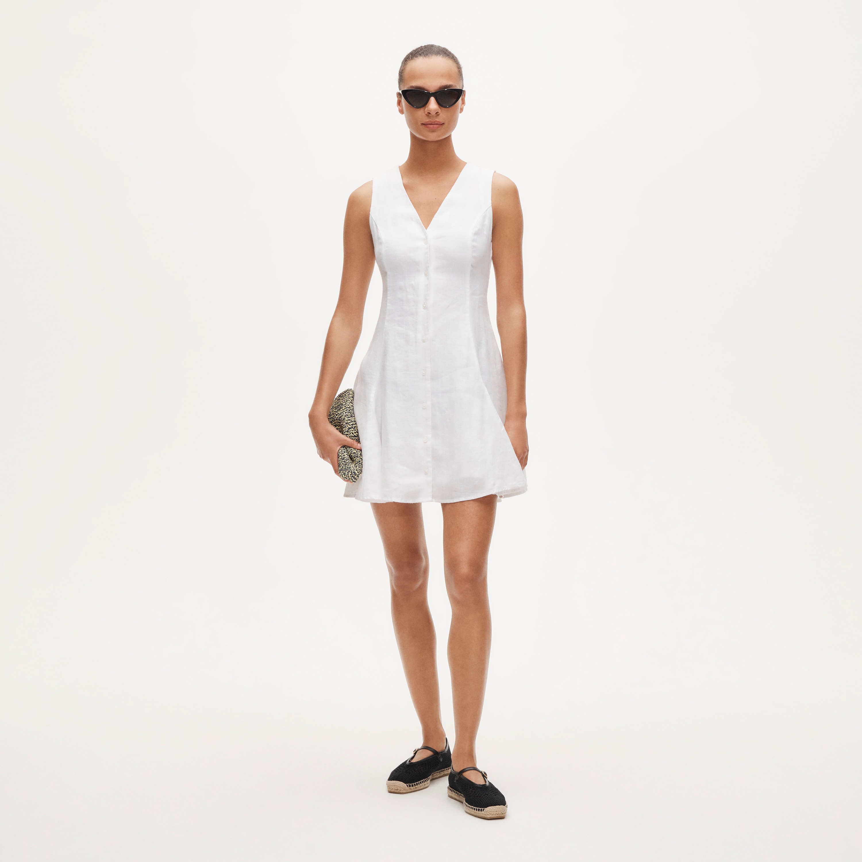 Linen Mini Dress For Women | J.Crew