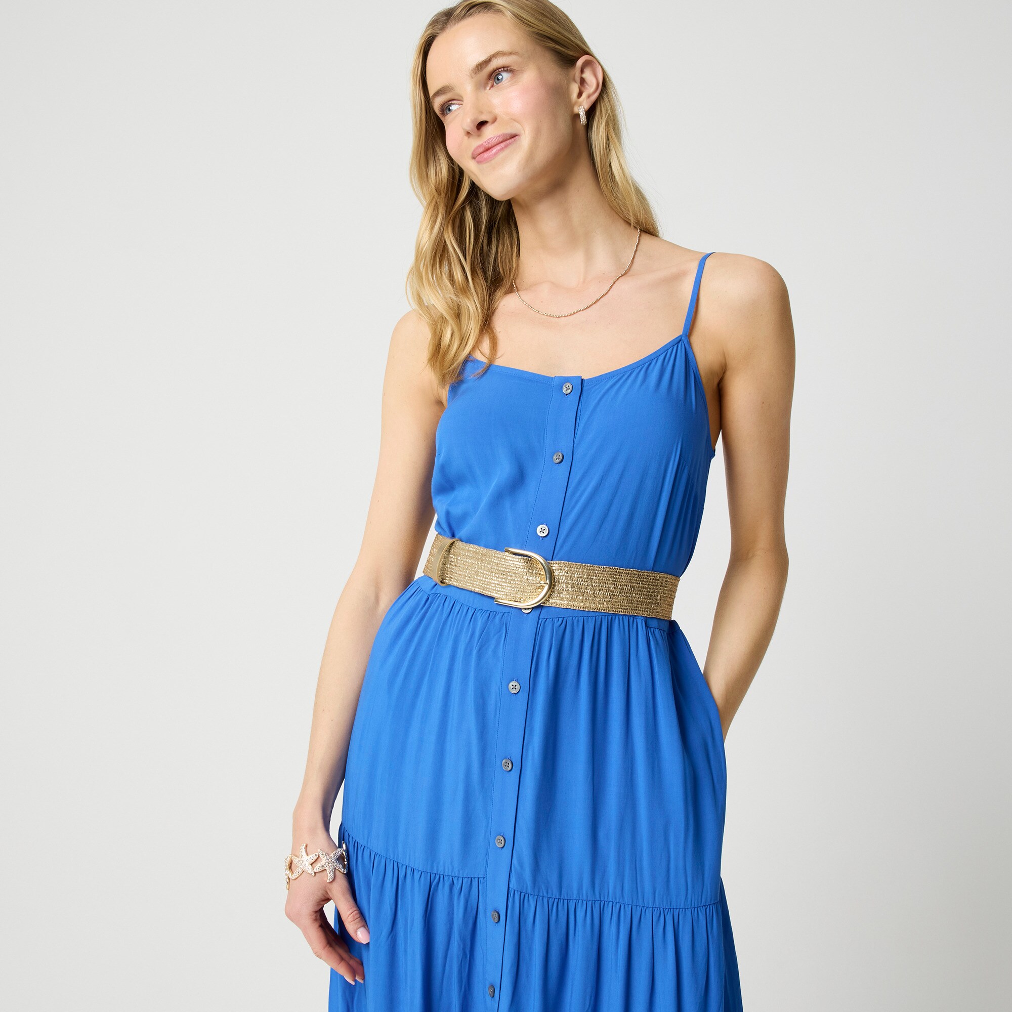 Tiered midi dress