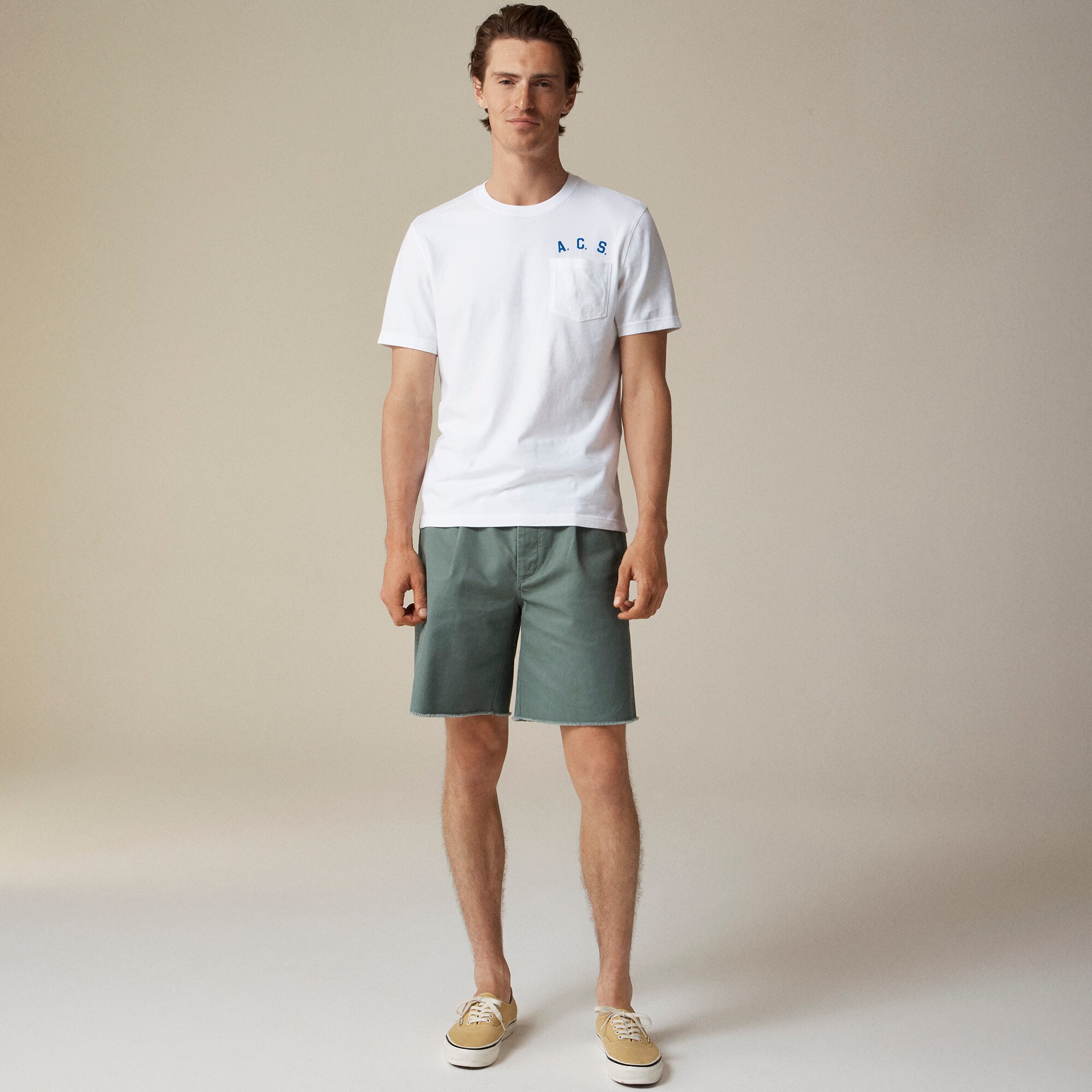Atlantic Coastal Supplies X J.Crew vintage-wash cotton graphic T-shirt