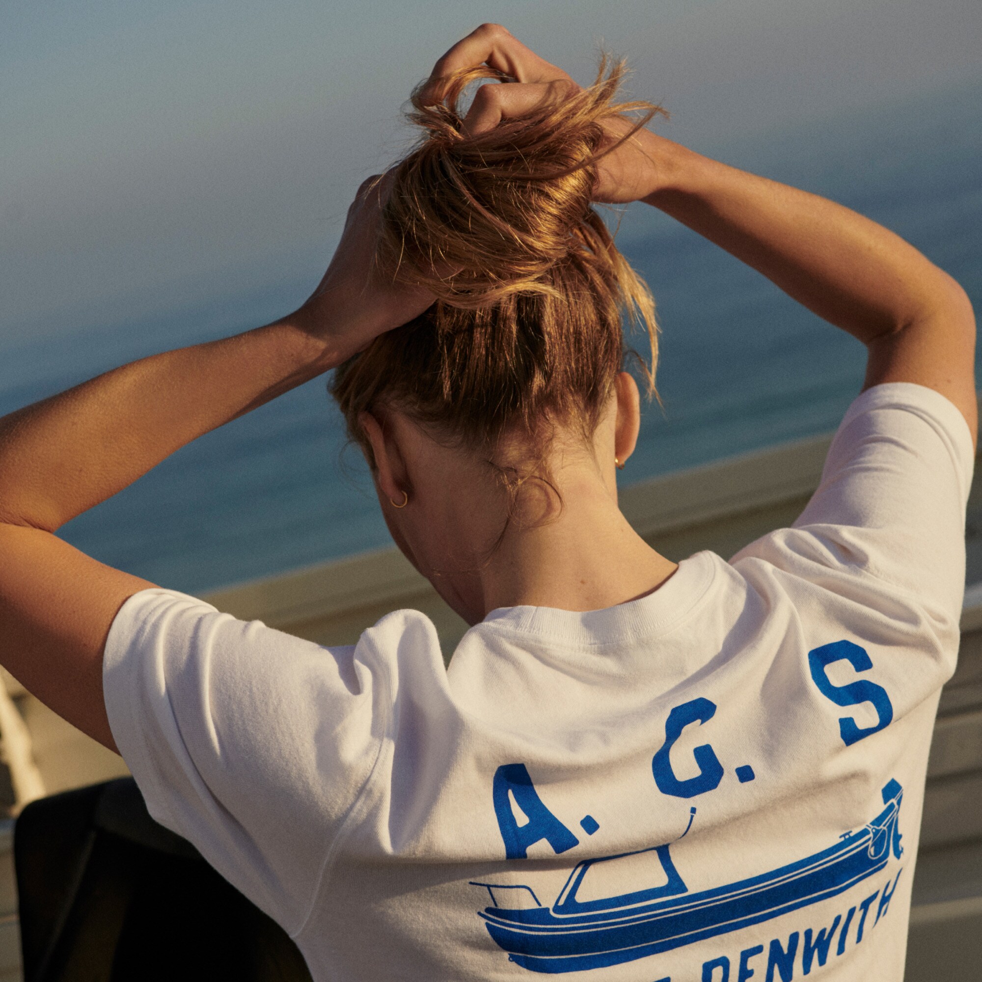 Atlantic Coastal Supplies X J.Crew vintage-wash cotton graphic T-shirt