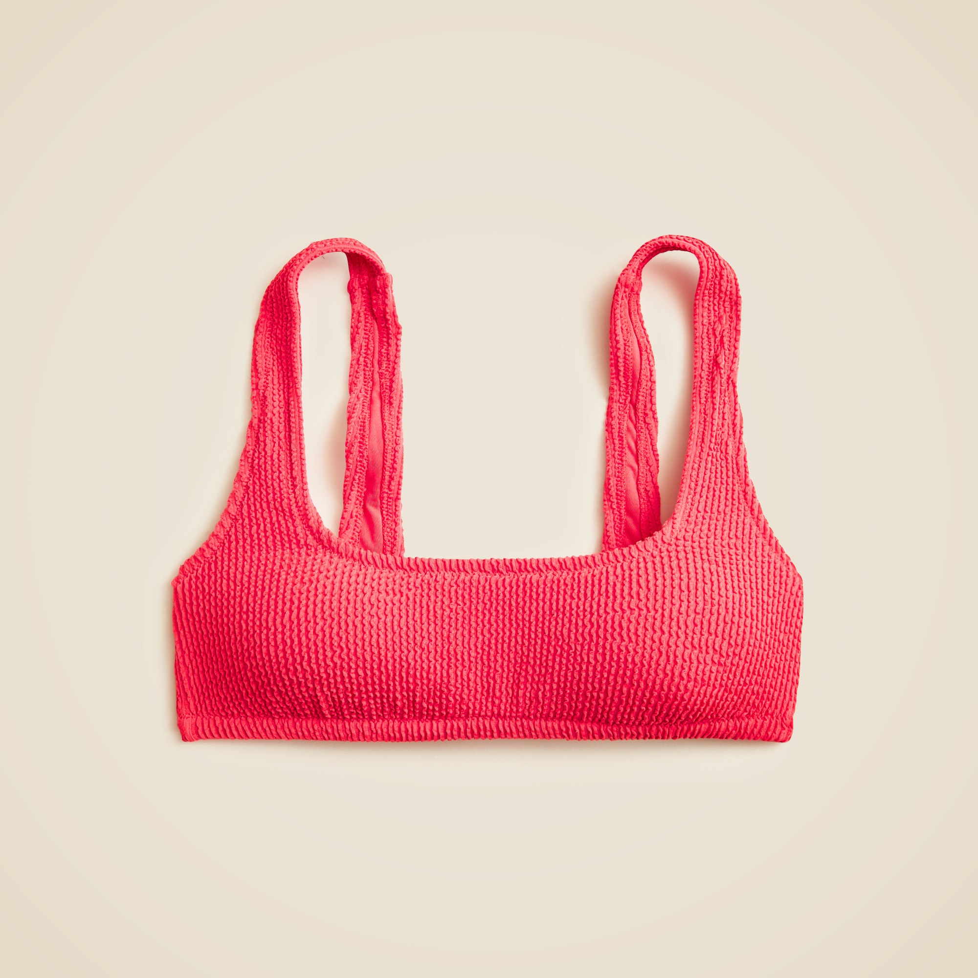 Scrunchie squareneck bikini top