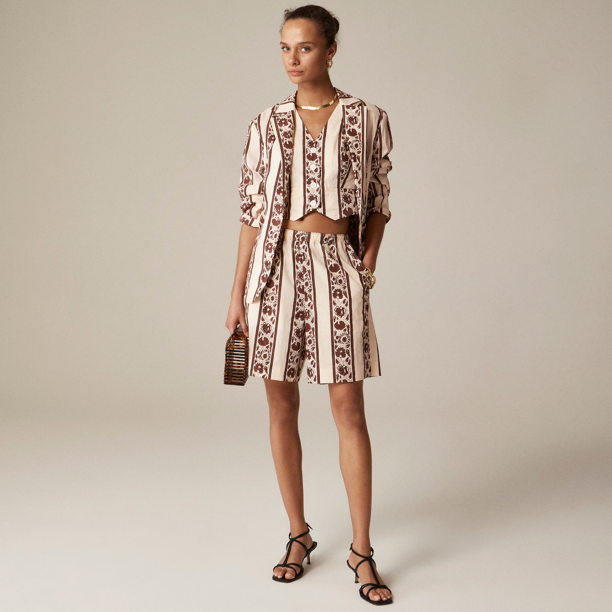 SZ Blockprints™ X J.Crew Classic Vest For Women | J.Crew