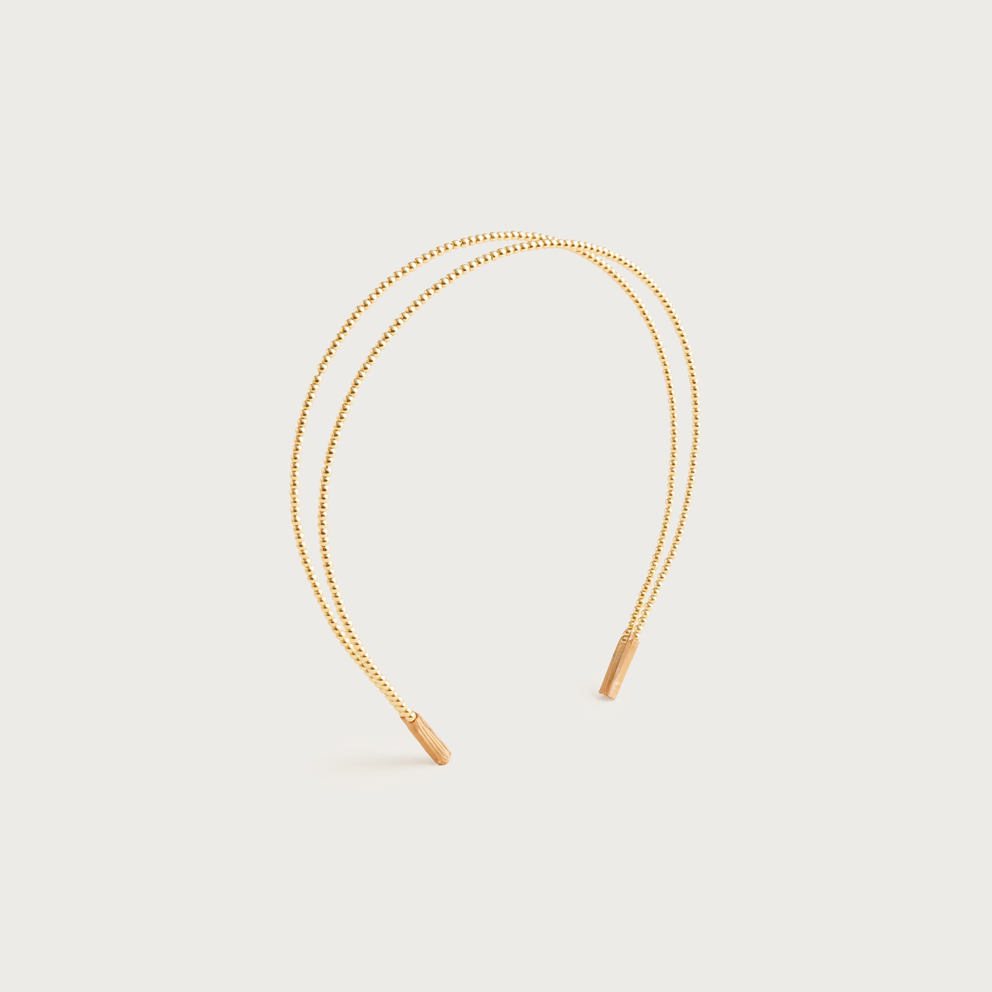Double Metallic Headband For Women | J.Crew display picture 3