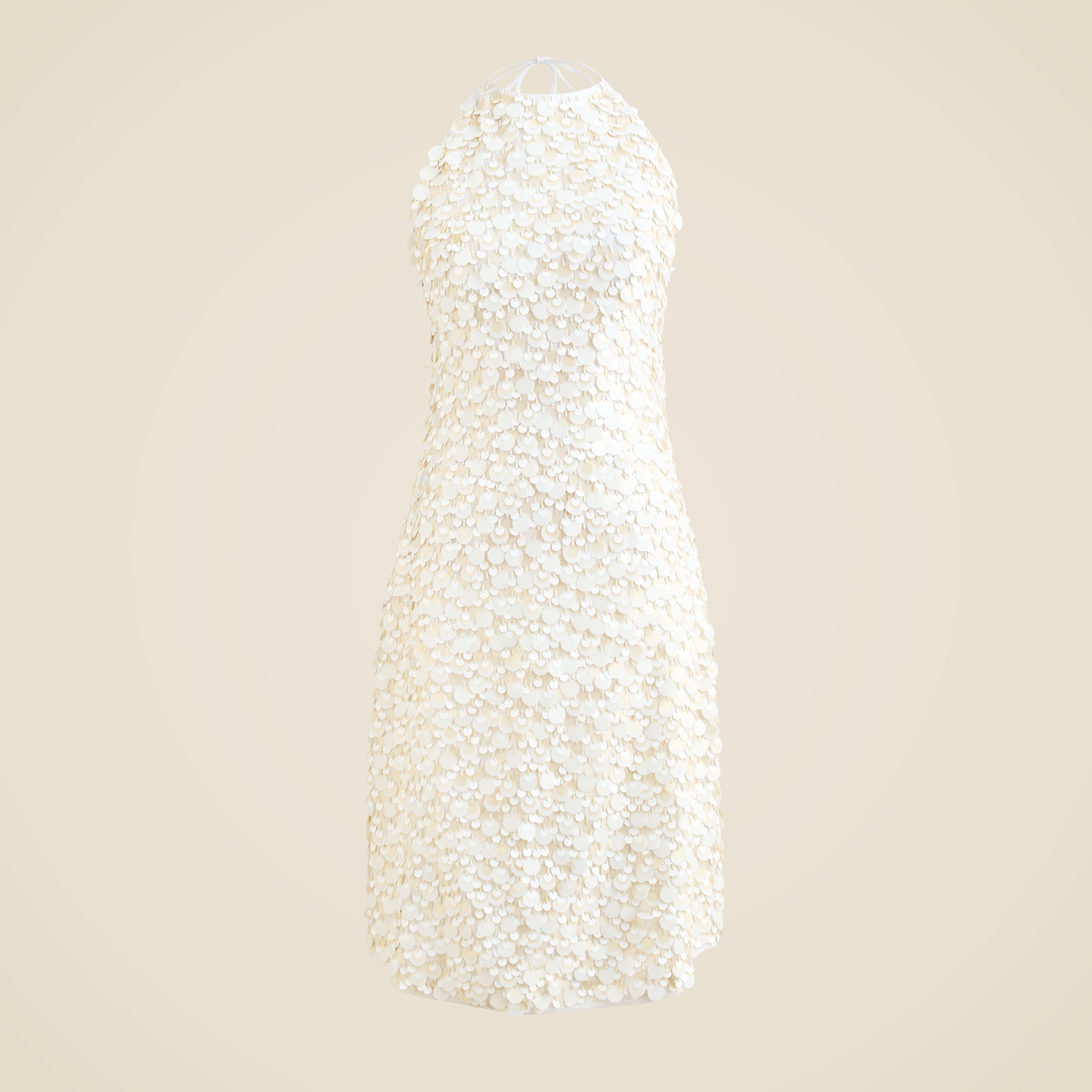 Collection Circle-sequin Halter Dress For Women | J.Crew