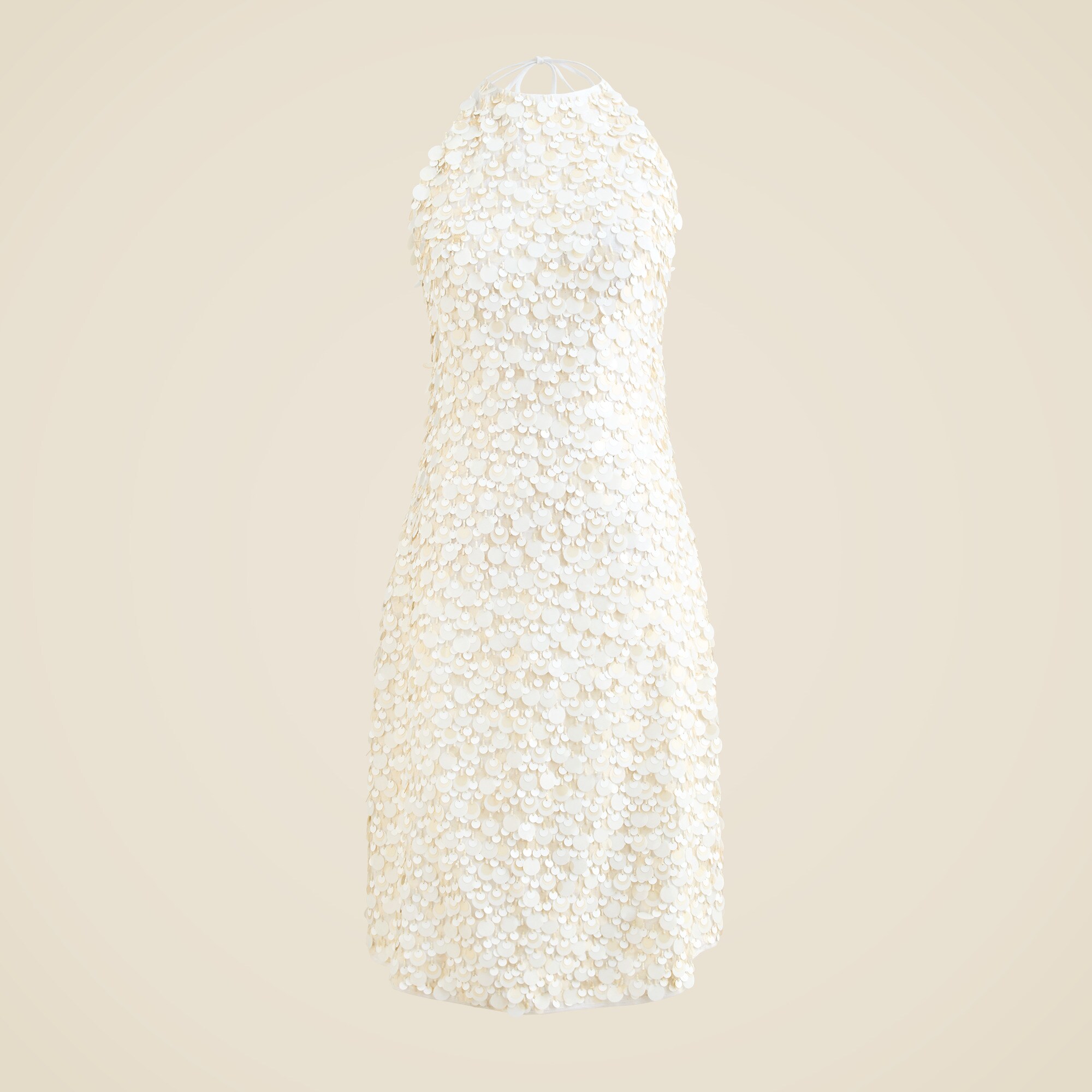 Collection Circle-sequin Halter Dress For Women | J.Crew