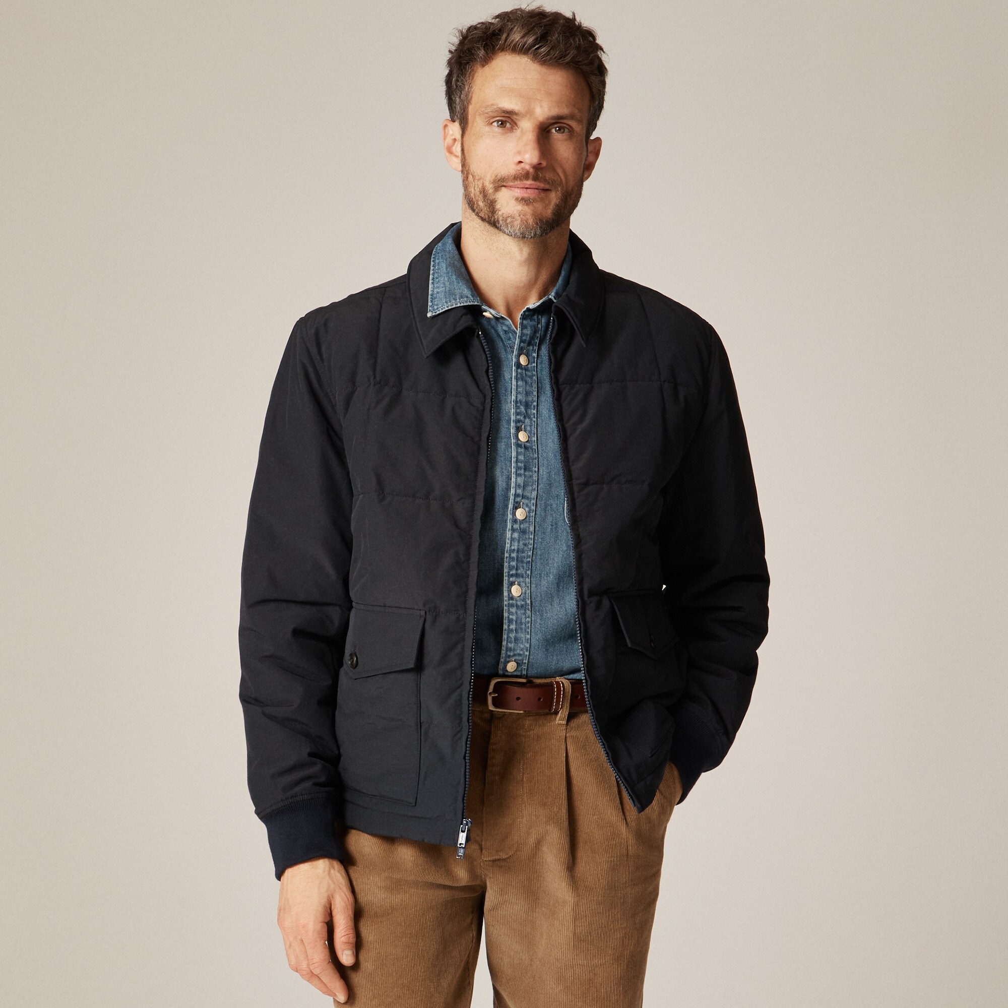 J.CREW ジャケット Eco Nordic Puffer Jacket With PrimaLoft® For Men | J.Crew