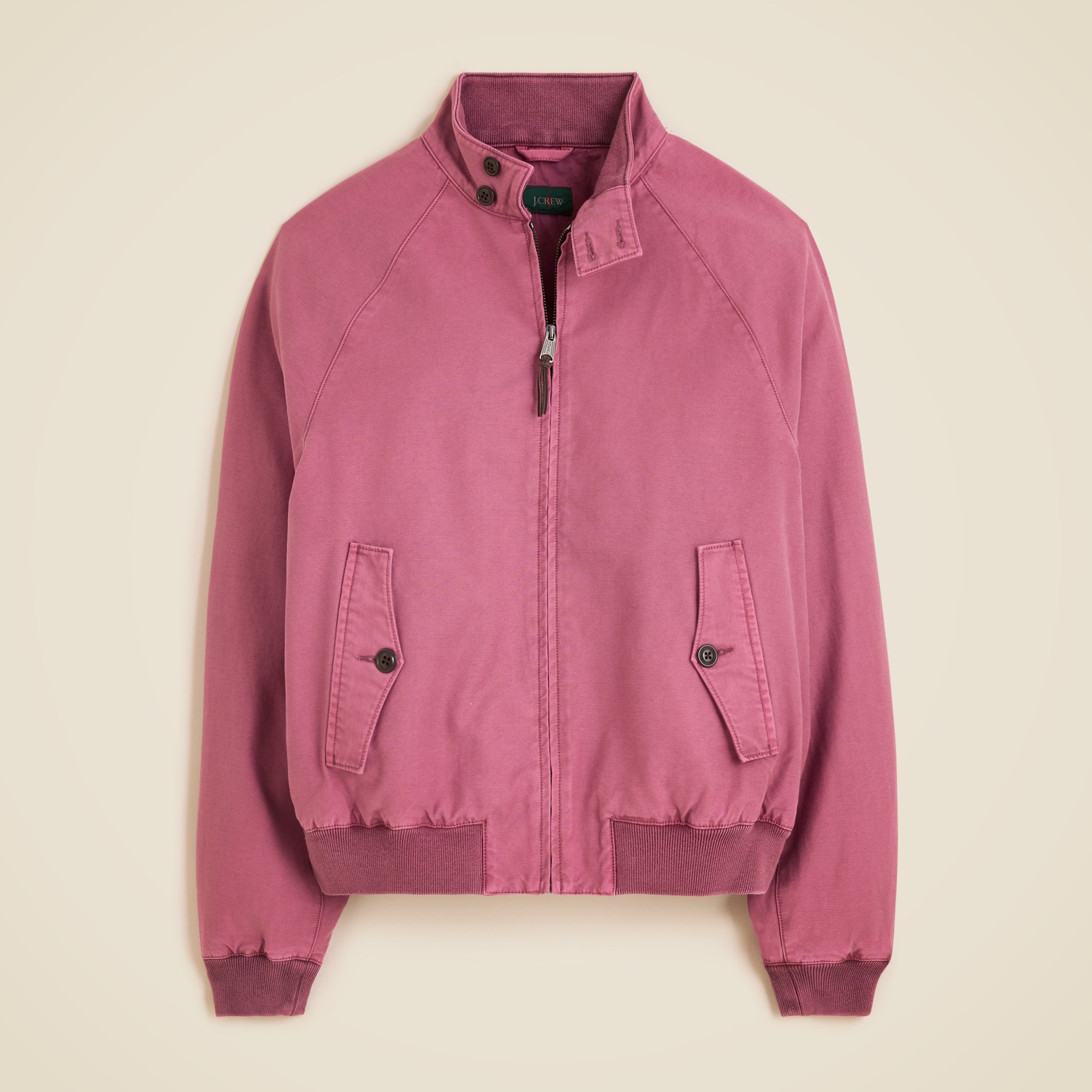 Garment-dyed Harrington Jacket For Men | J.Crew