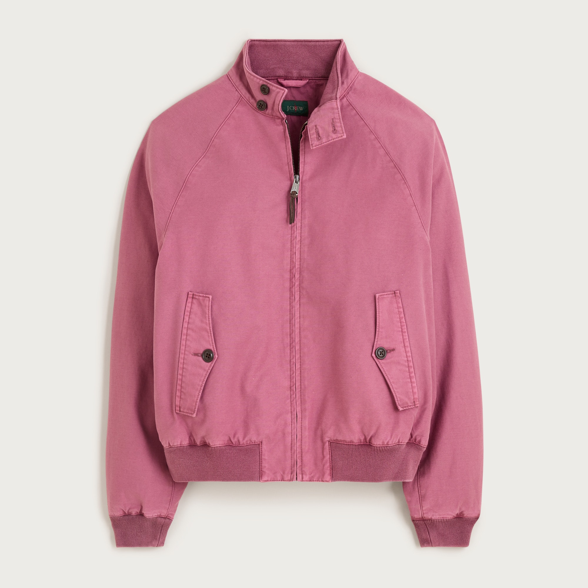Garment-dyed Harrington Jacket For Men | J.Crew