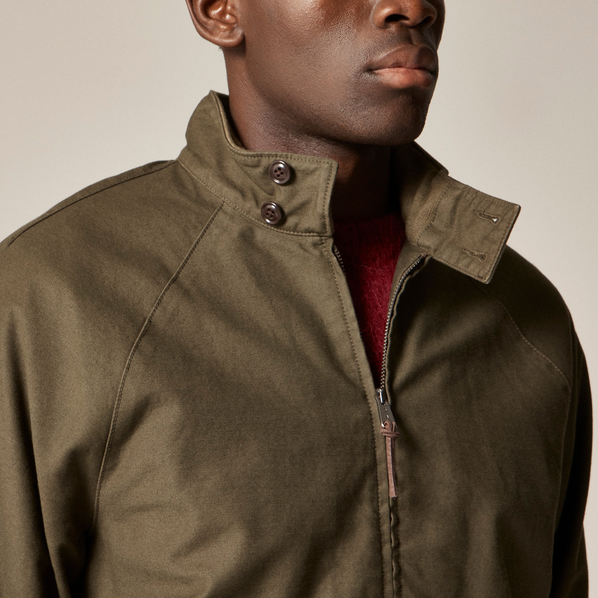 Garment-dyed Harrington Jacket For Men | J.Crew