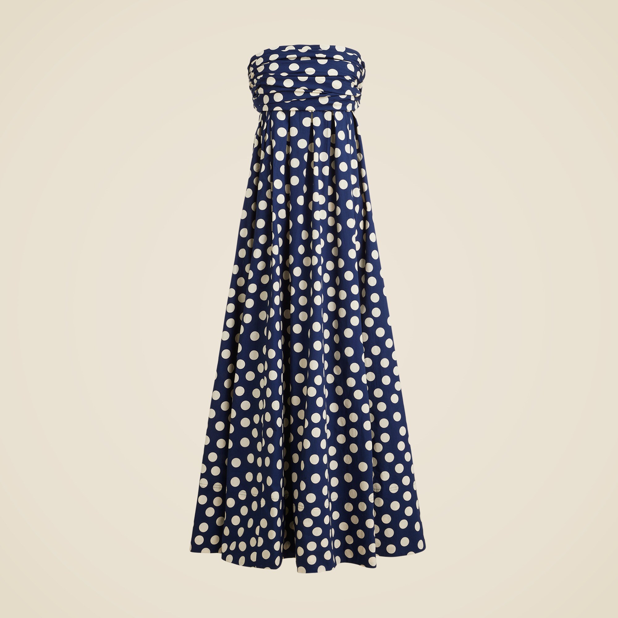 j crew strapless maxi dress Collection Strapless Bow-back Maxi Dress For Women