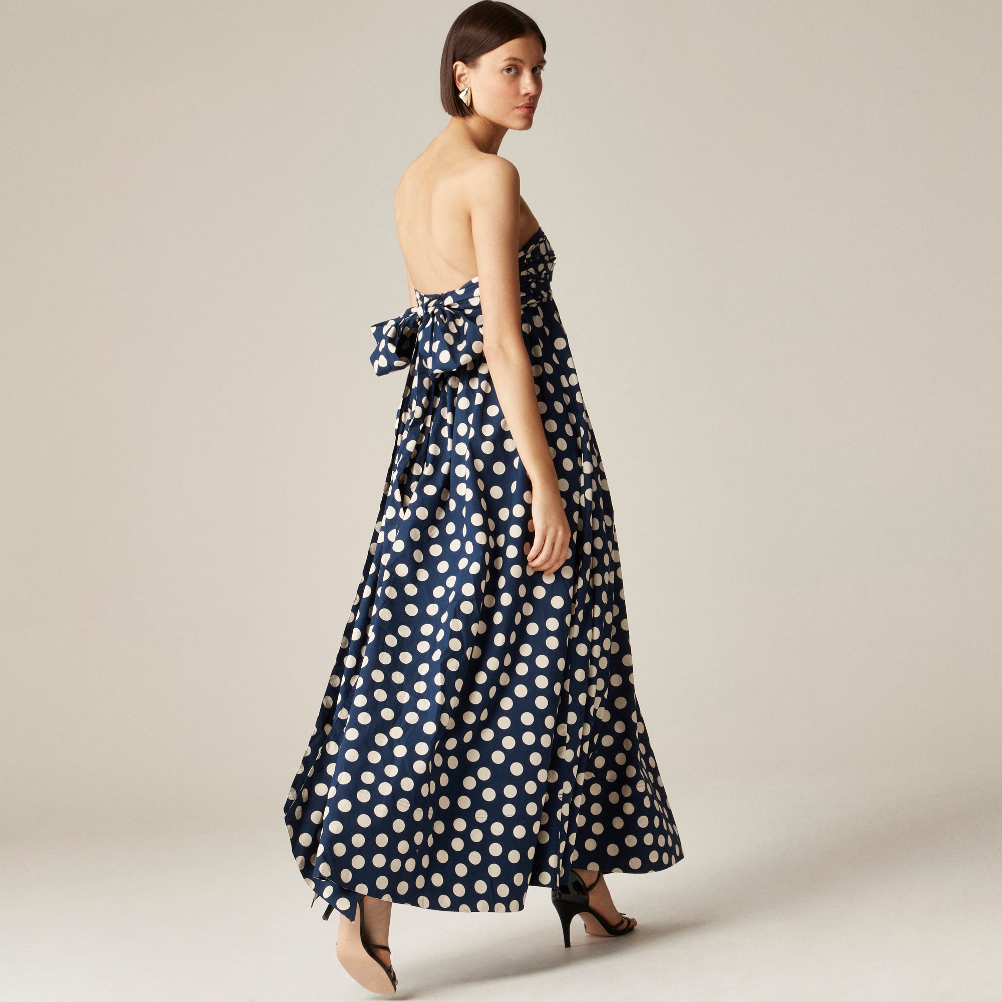 womens Collection strapless bow-back maxi dress