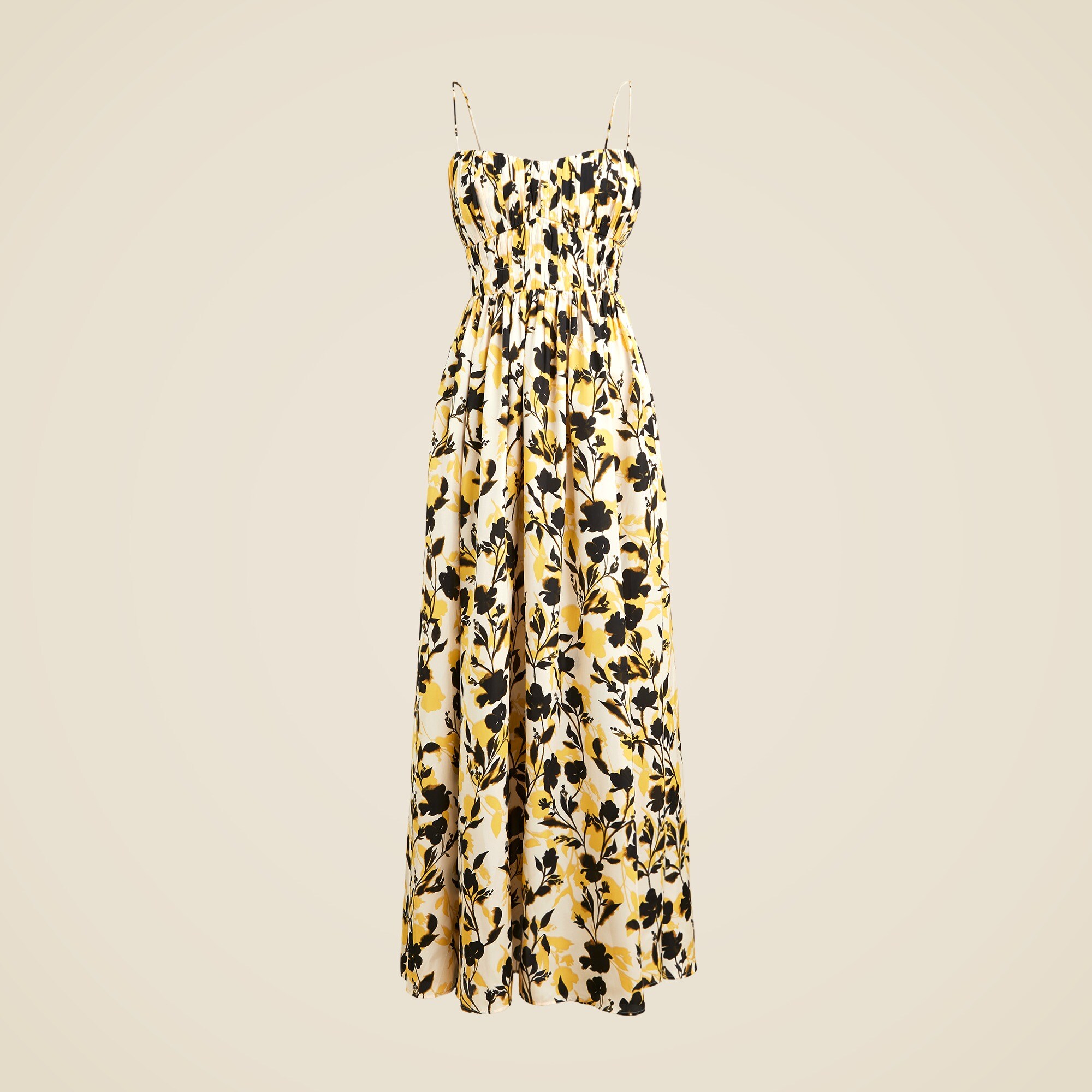 collection ruched maxi dress in luster georgette Collection Ruched Maxi Dress In Luster Georgette For Women