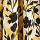 Collection ruched maxi dress in luster georgette YELLOW
