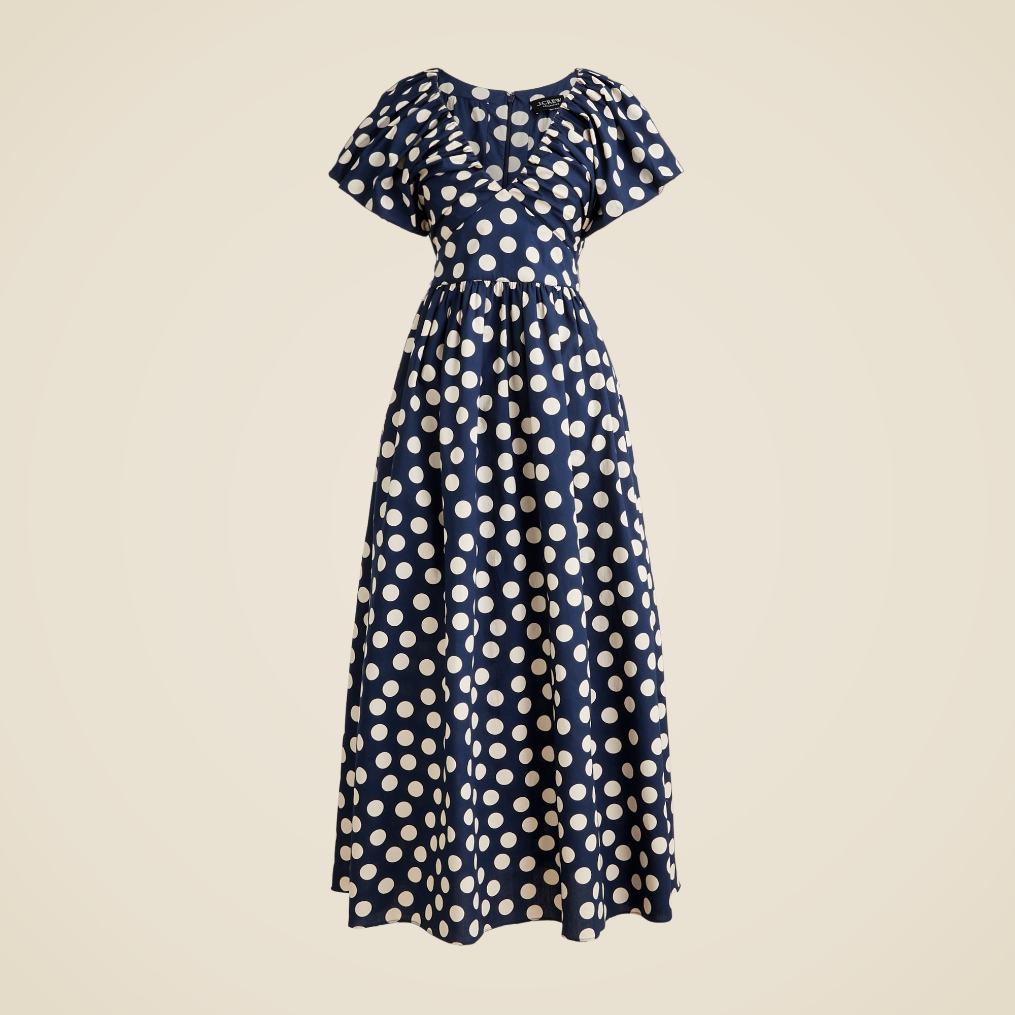  Cecily dress in polka-dot print
