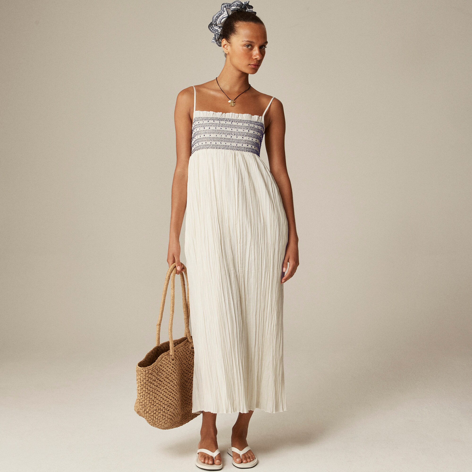  Petite Catania crinkled dress