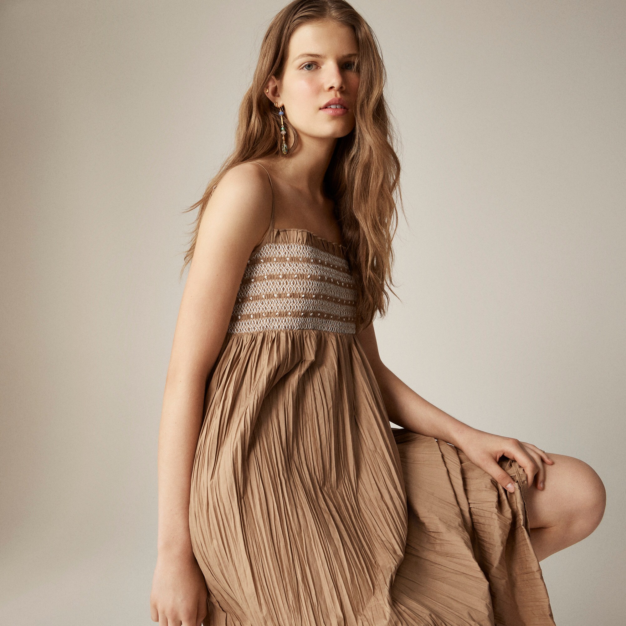  Petite Catania crinkled dress