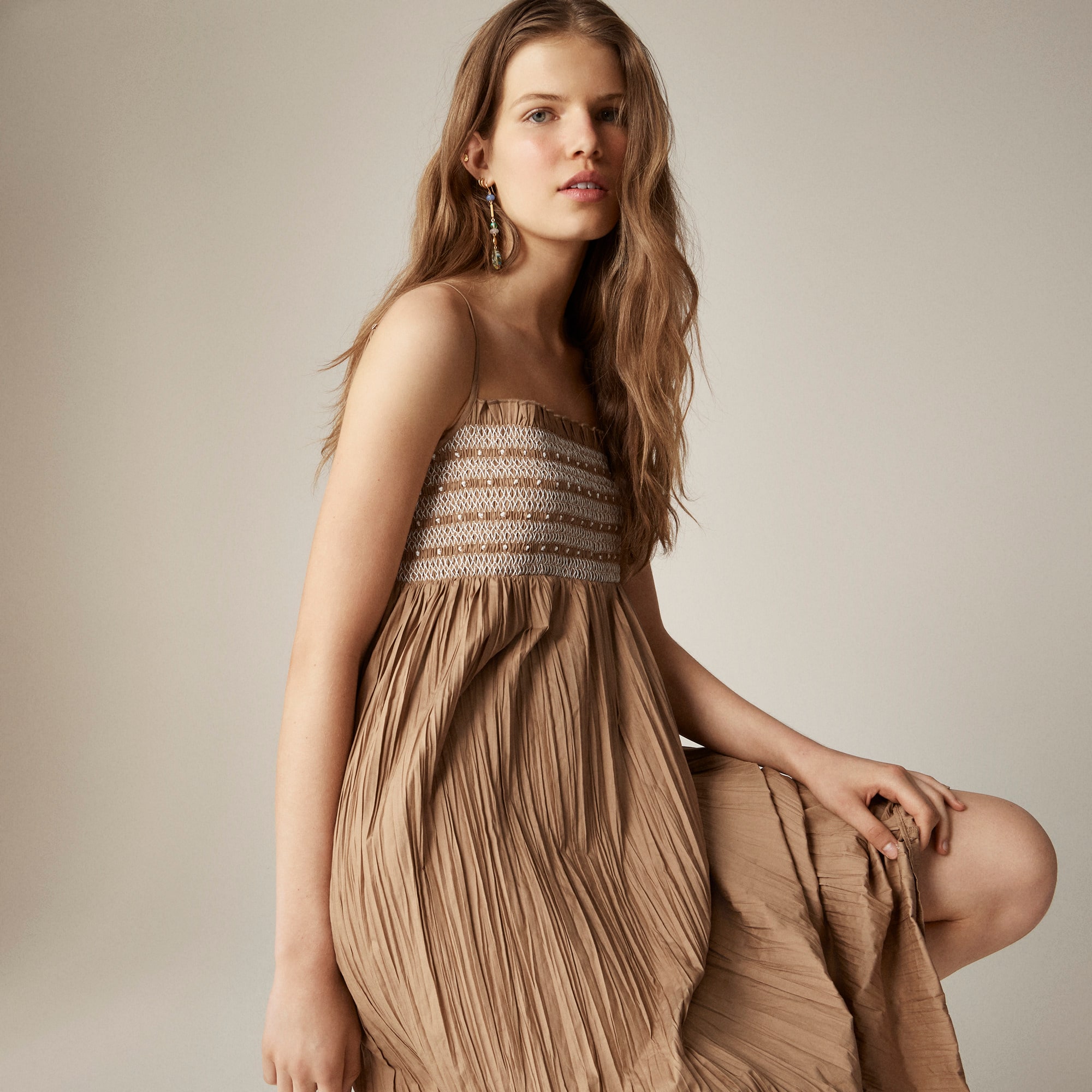 Catania crinkled dress