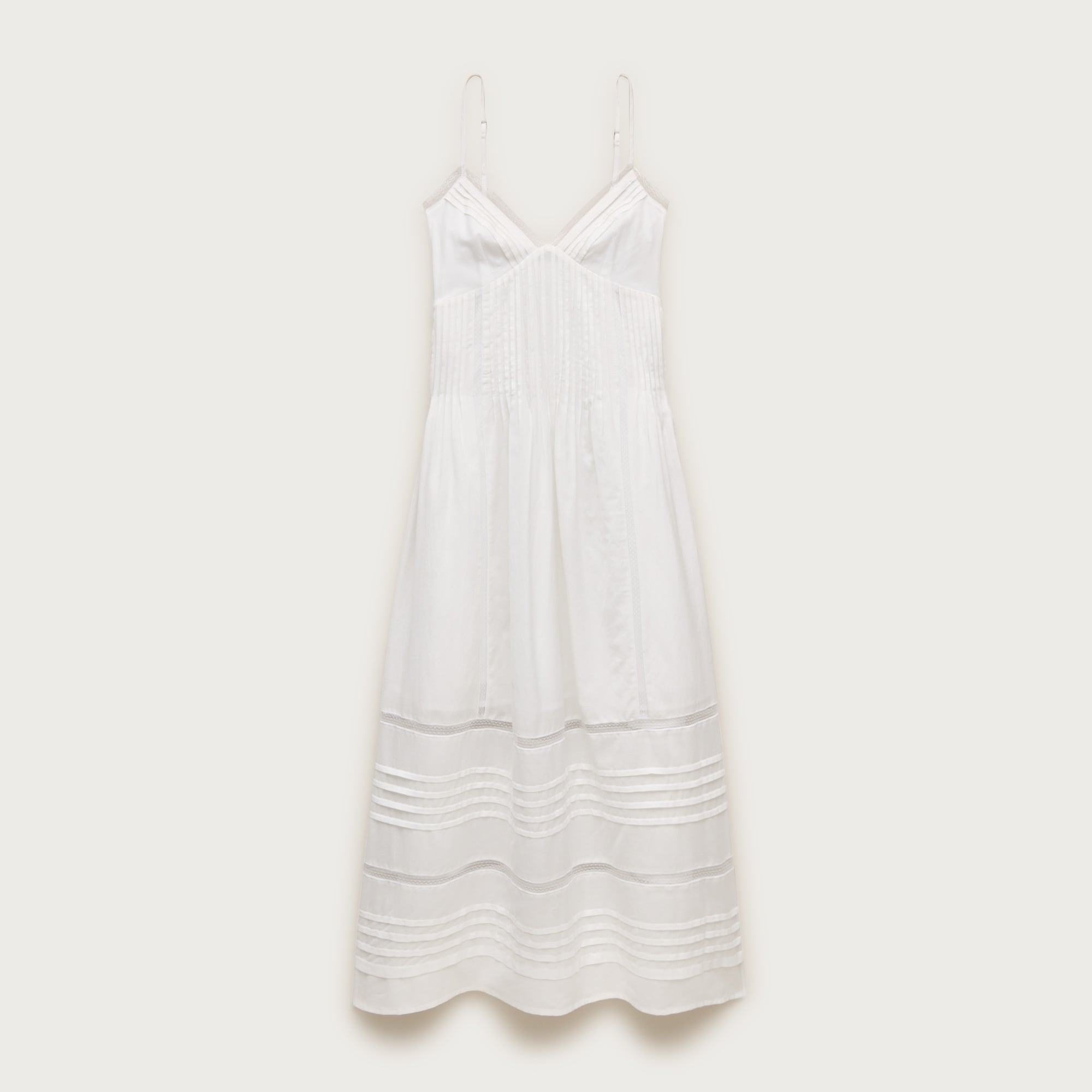 milano casual dresses Milio Milano Linen V-Neck Maxi Tank Dress