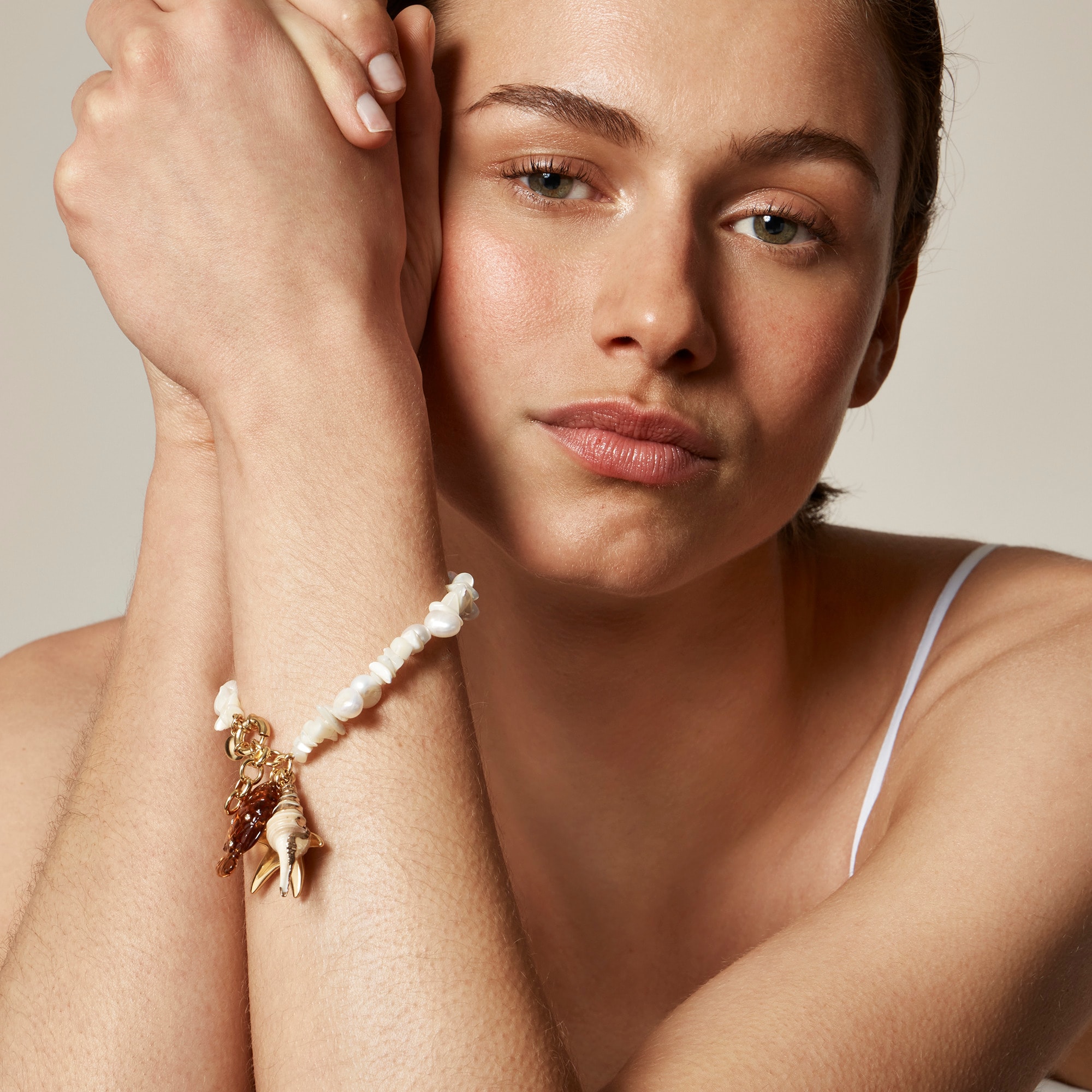 womens Nautical charm bracelet