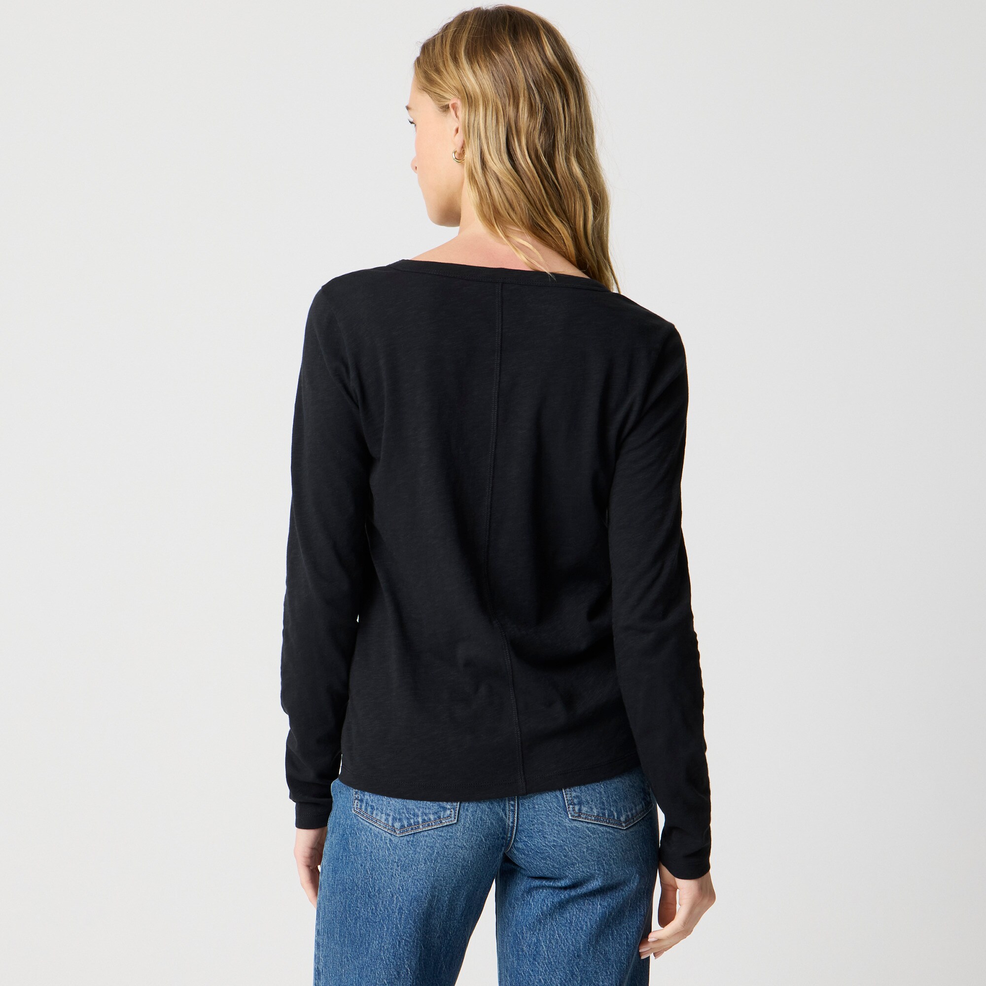 Long-sleeve girlfriend tee
