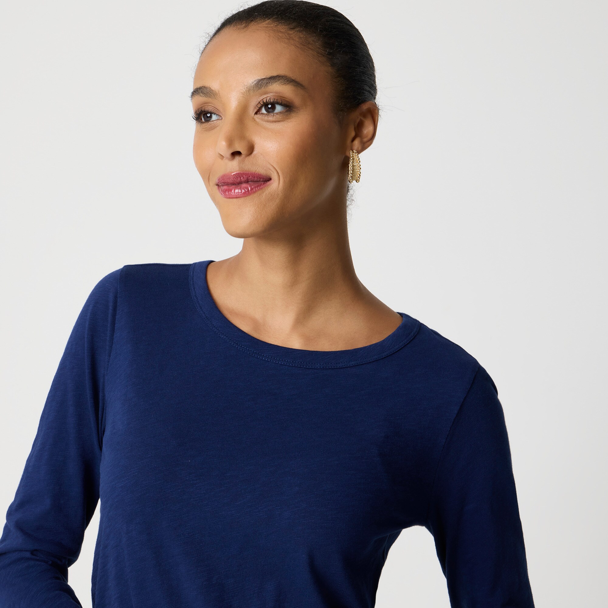 Long-sleeve girlfriend tee