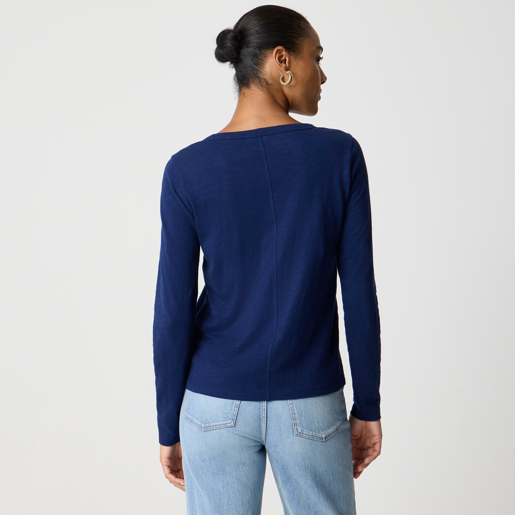 Long-sleeve girlfriend tee