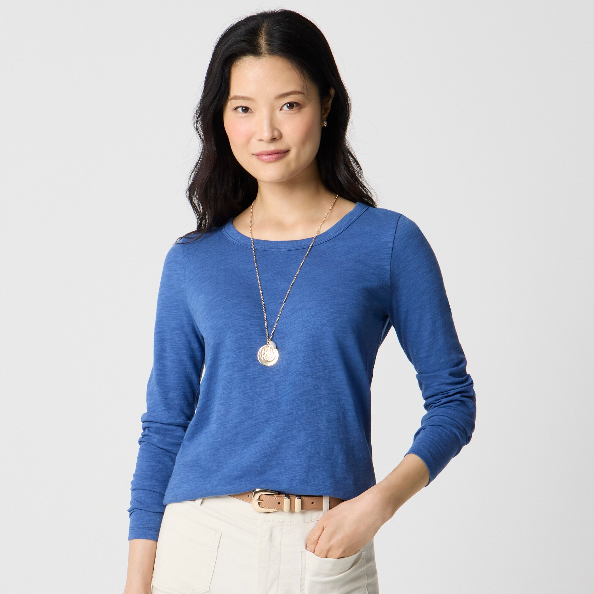 Long-sleeve girlfriend tee