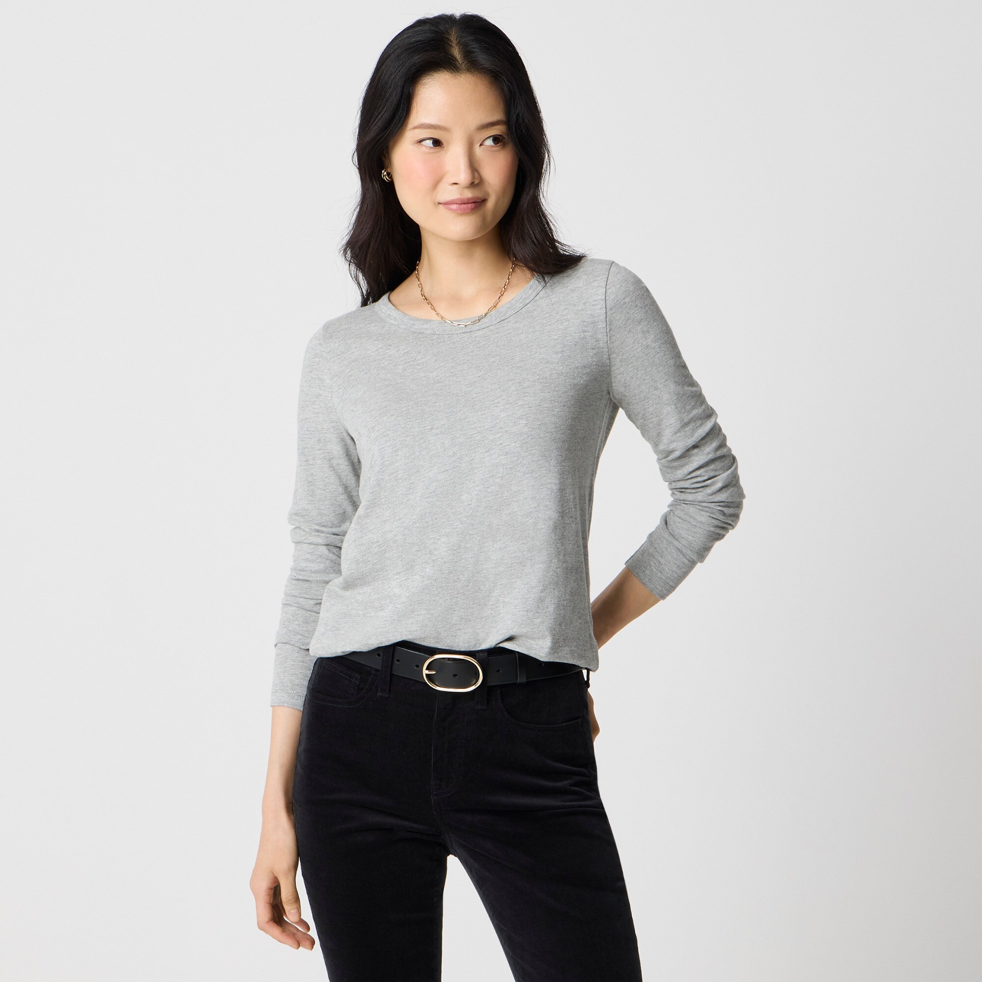 Long-sleeve girlfriend tee