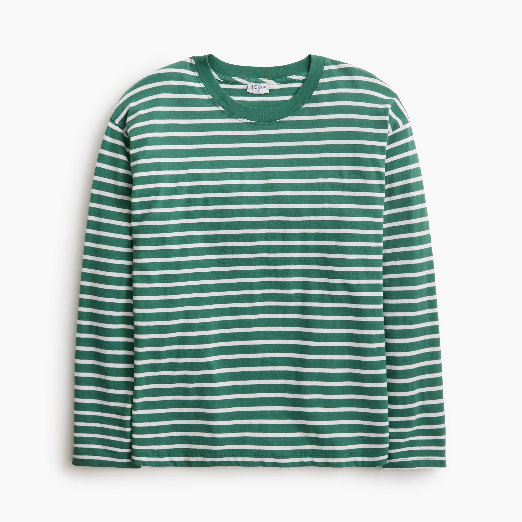 Long-sleeve striped tee