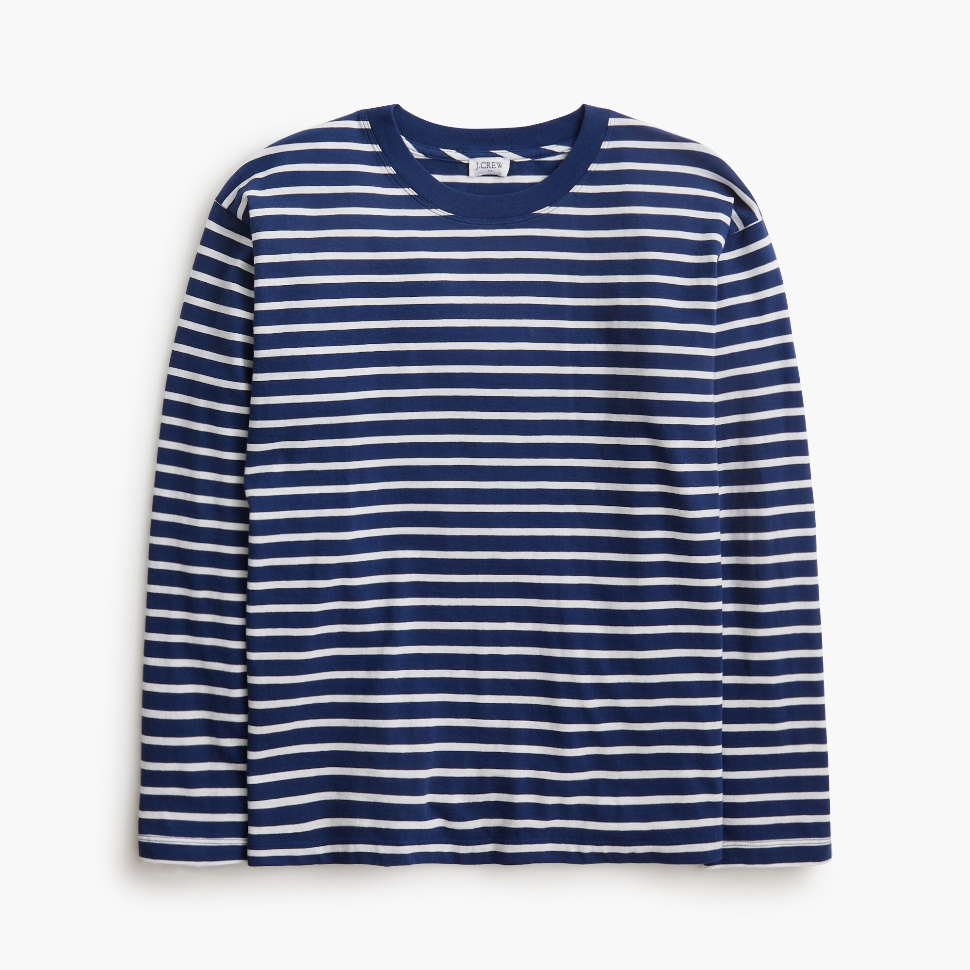 Long-sleeve striped tee