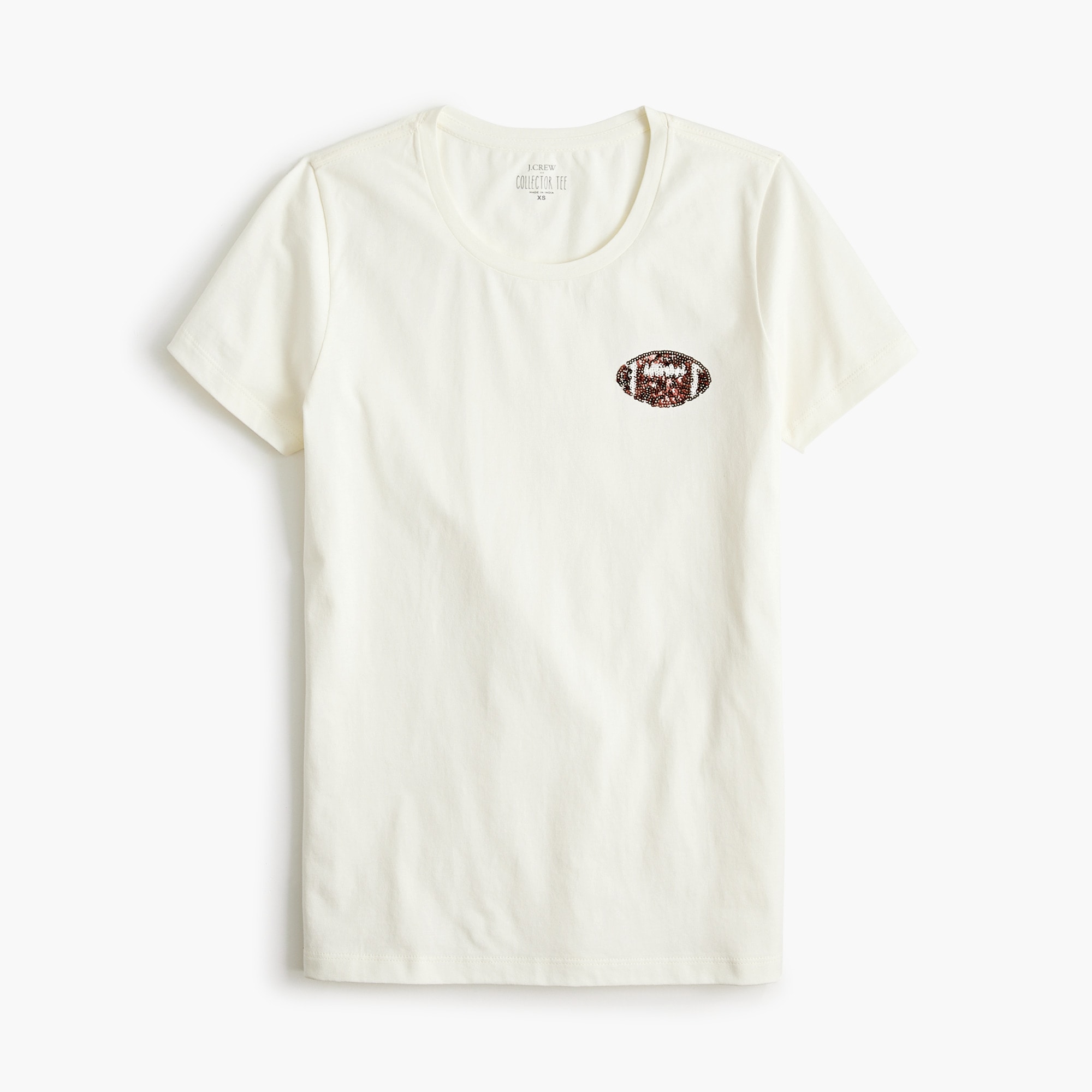Sequin Football Tee For Women | Factory