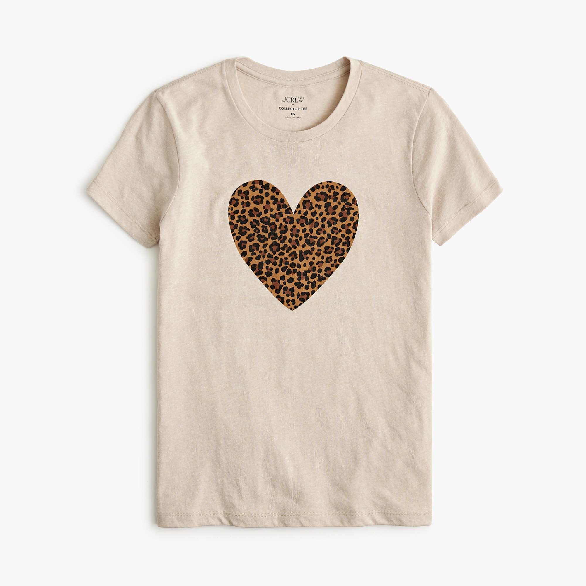 Leopard Heart Graphic Tee For Women | Factory