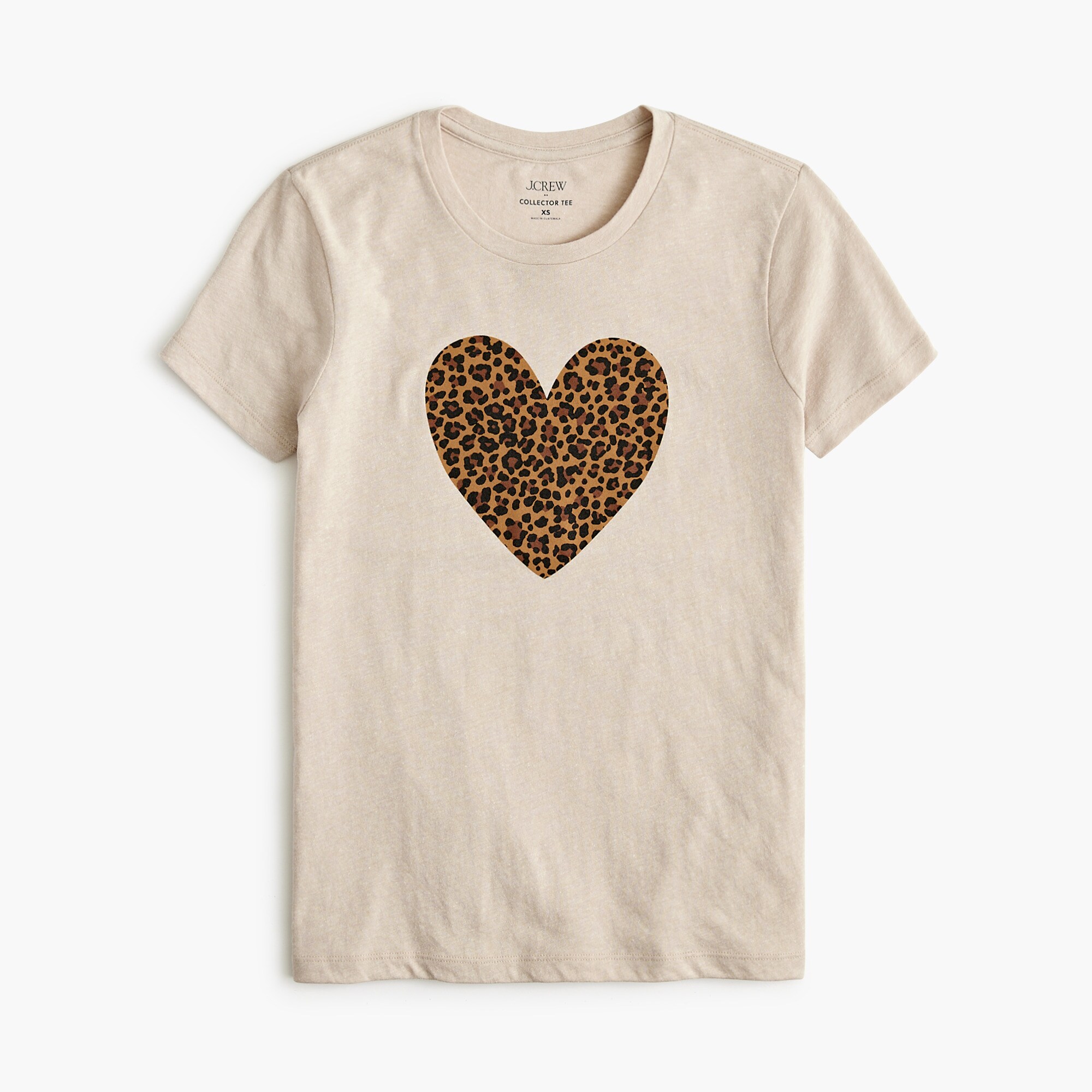 Leopard Heart Graphic Tee For Women | Factory