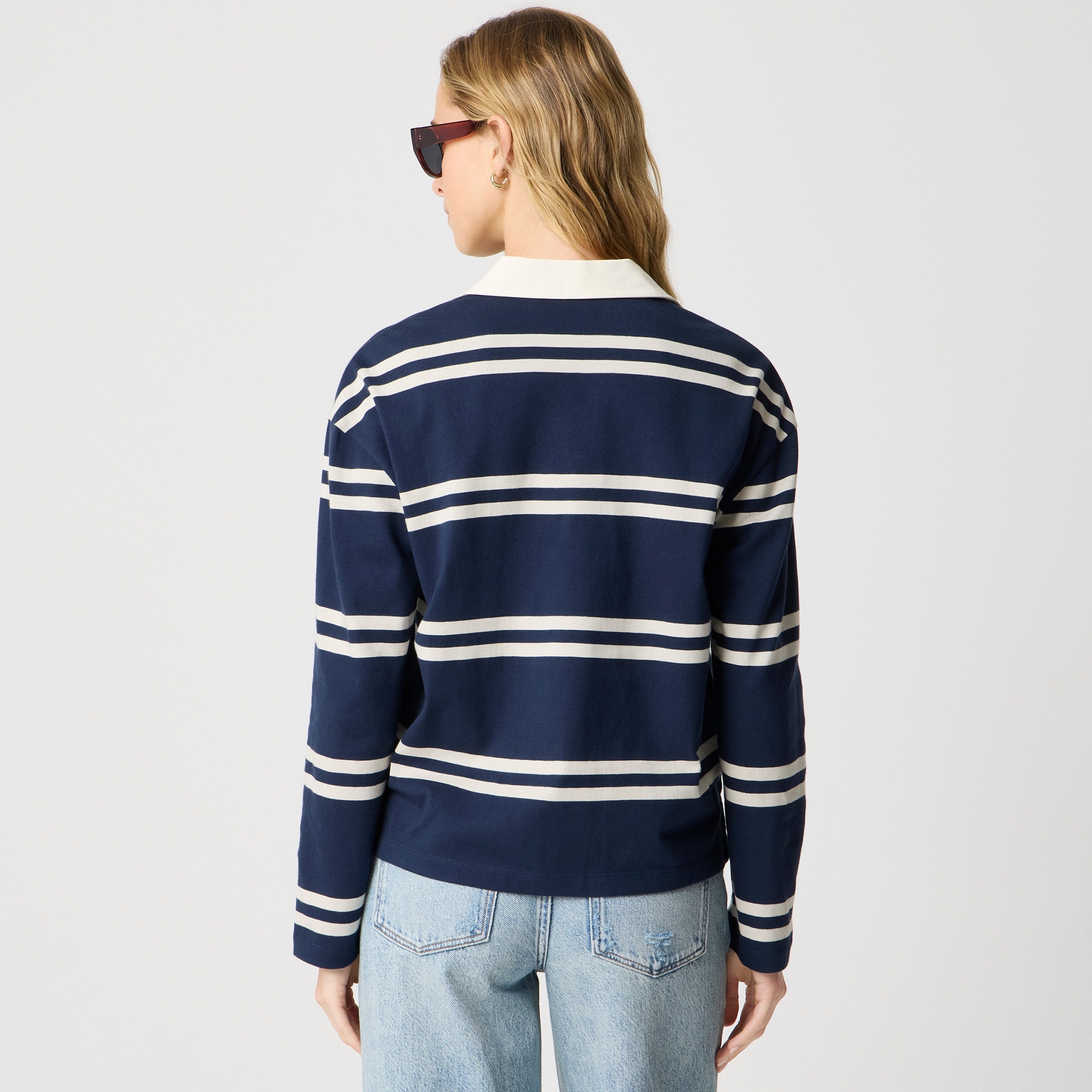 Striped rugby shirt