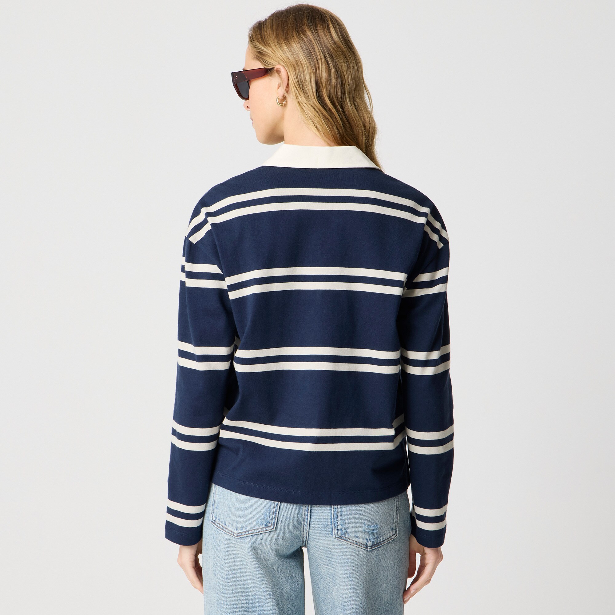 Striped rugby shirt
