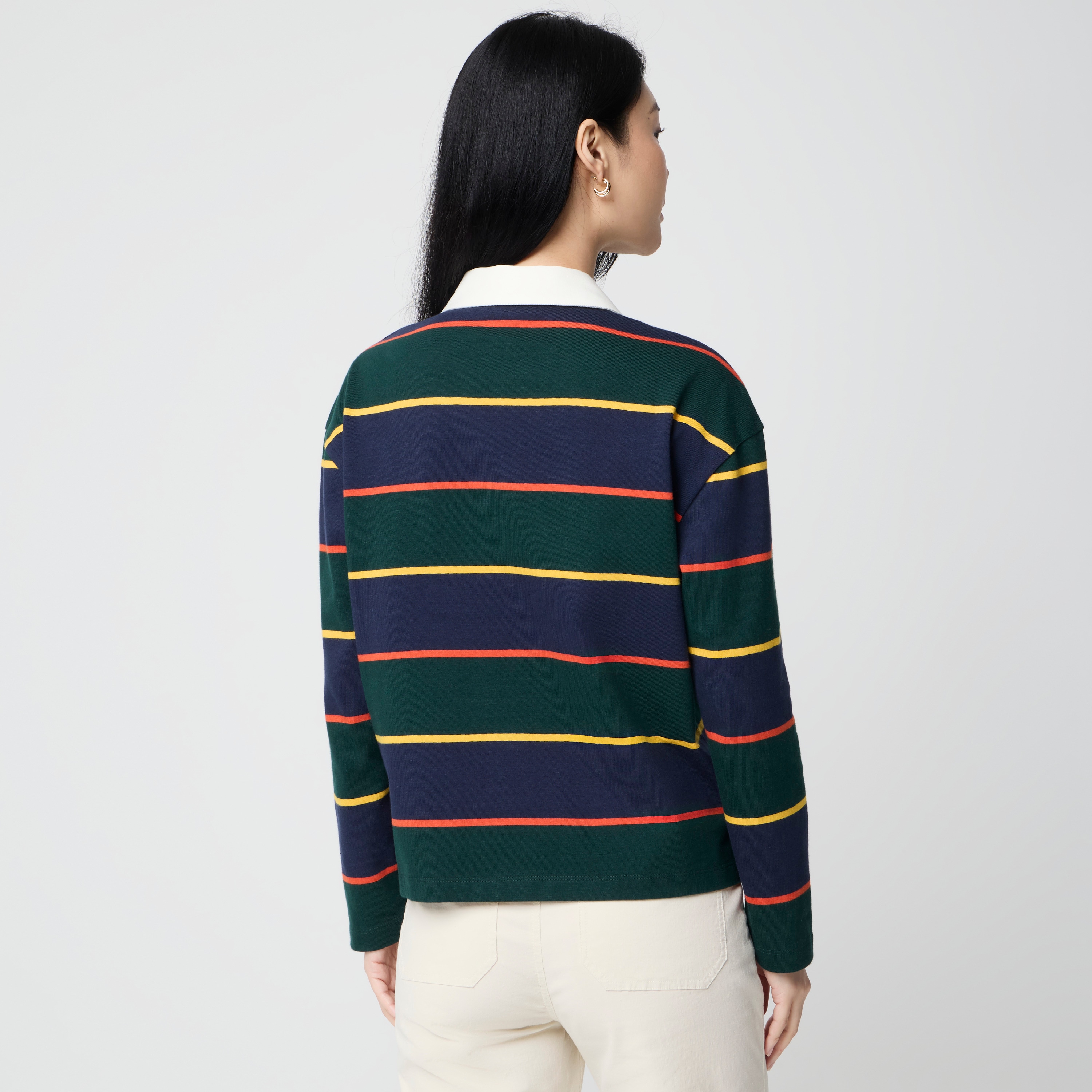 Striped rugby shirt