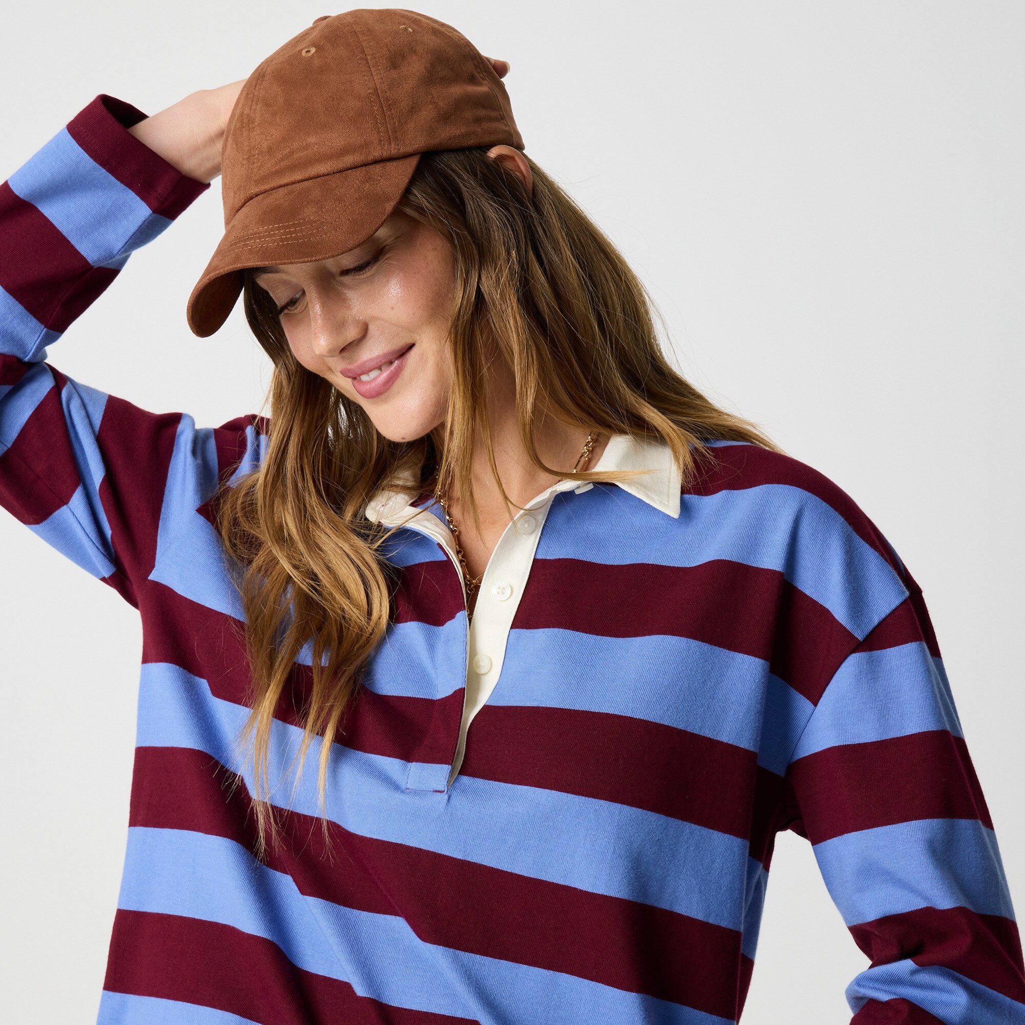 Striped rugby shirt