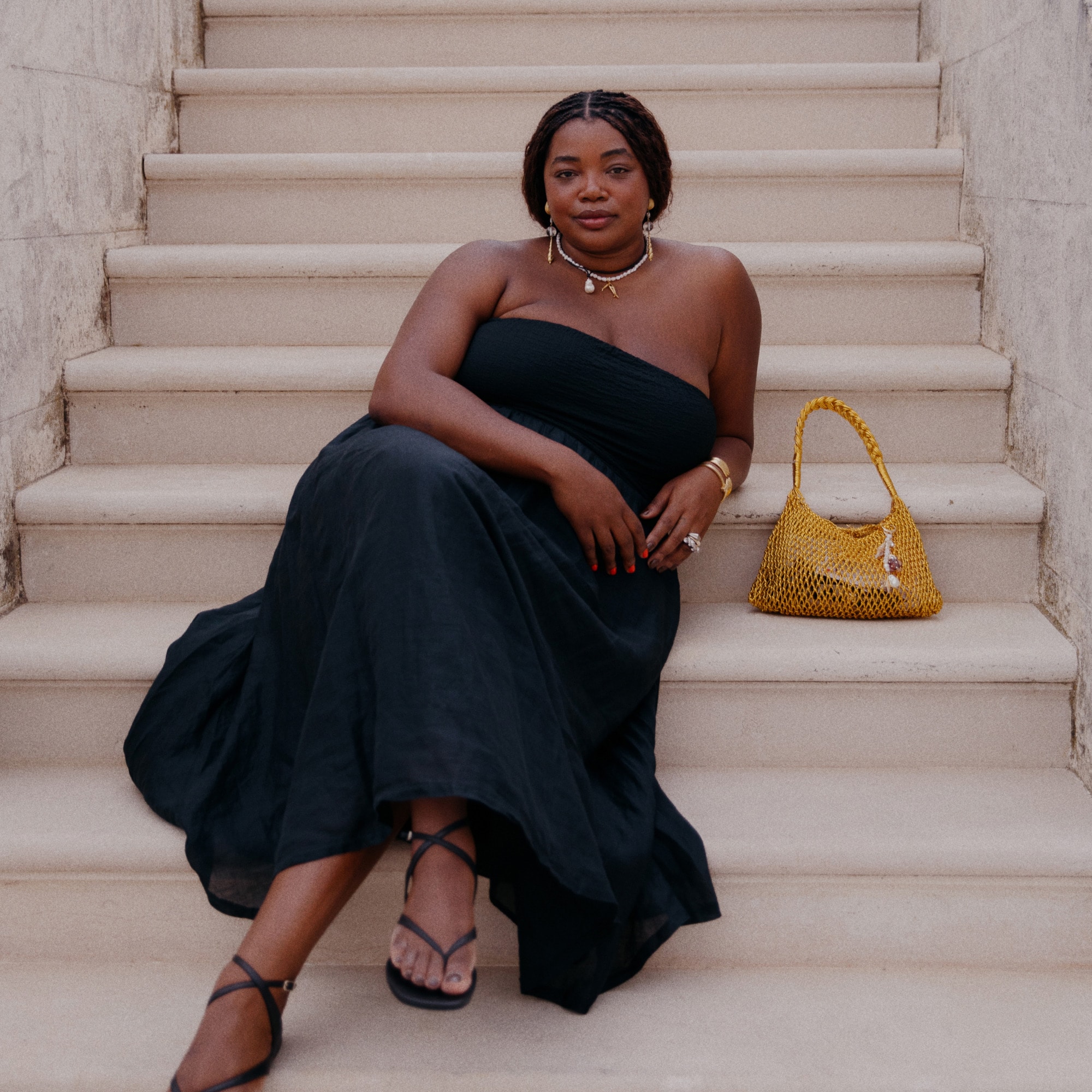 Strapless Mixy Dress For Women | J.Crew