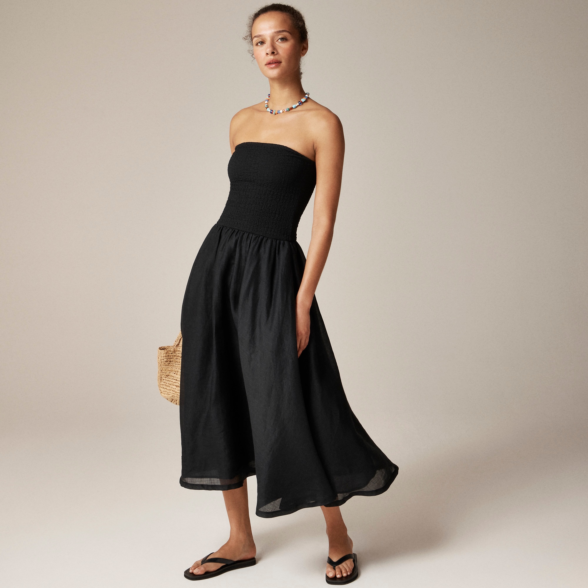  Strapless mixy dress