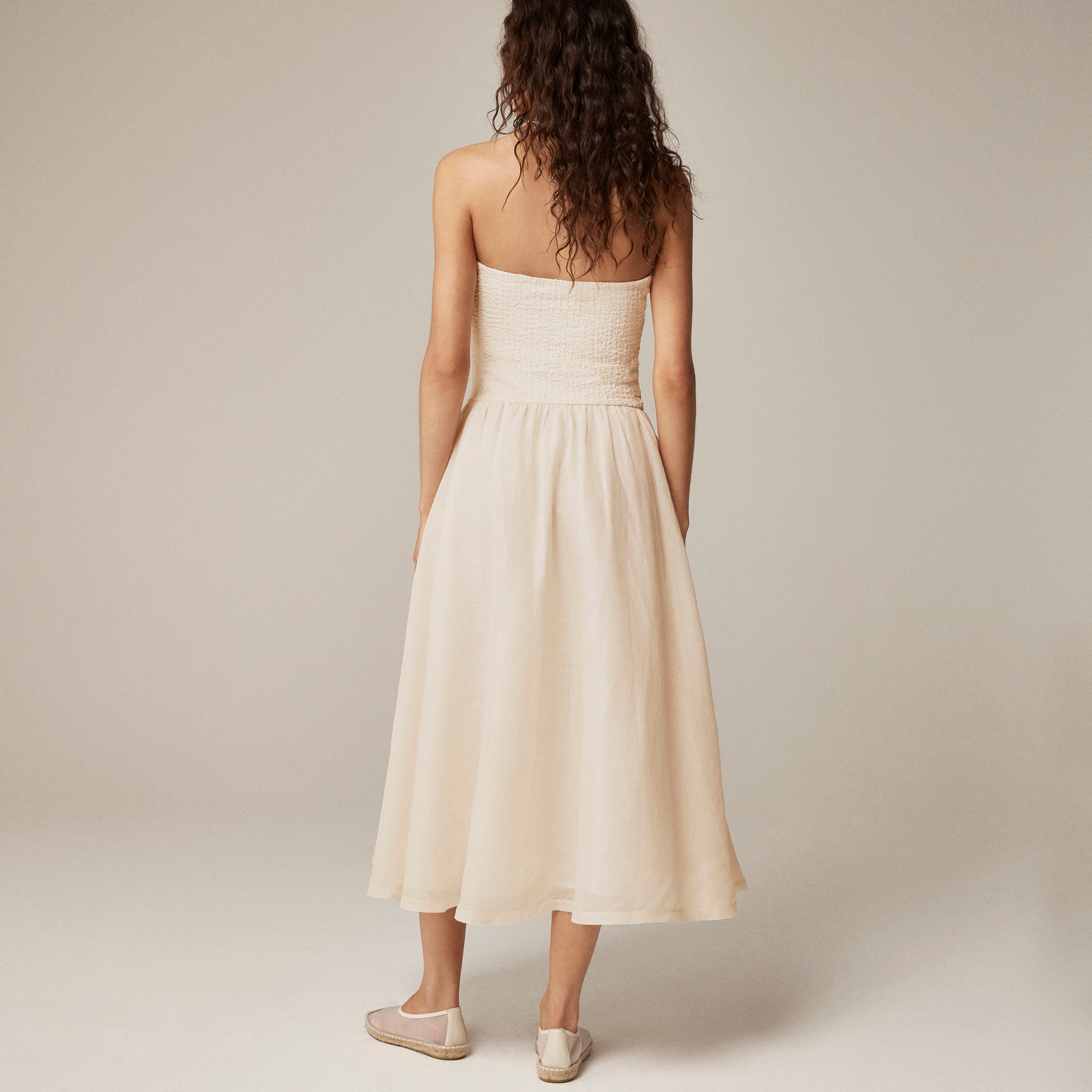 Strapless mixy dress