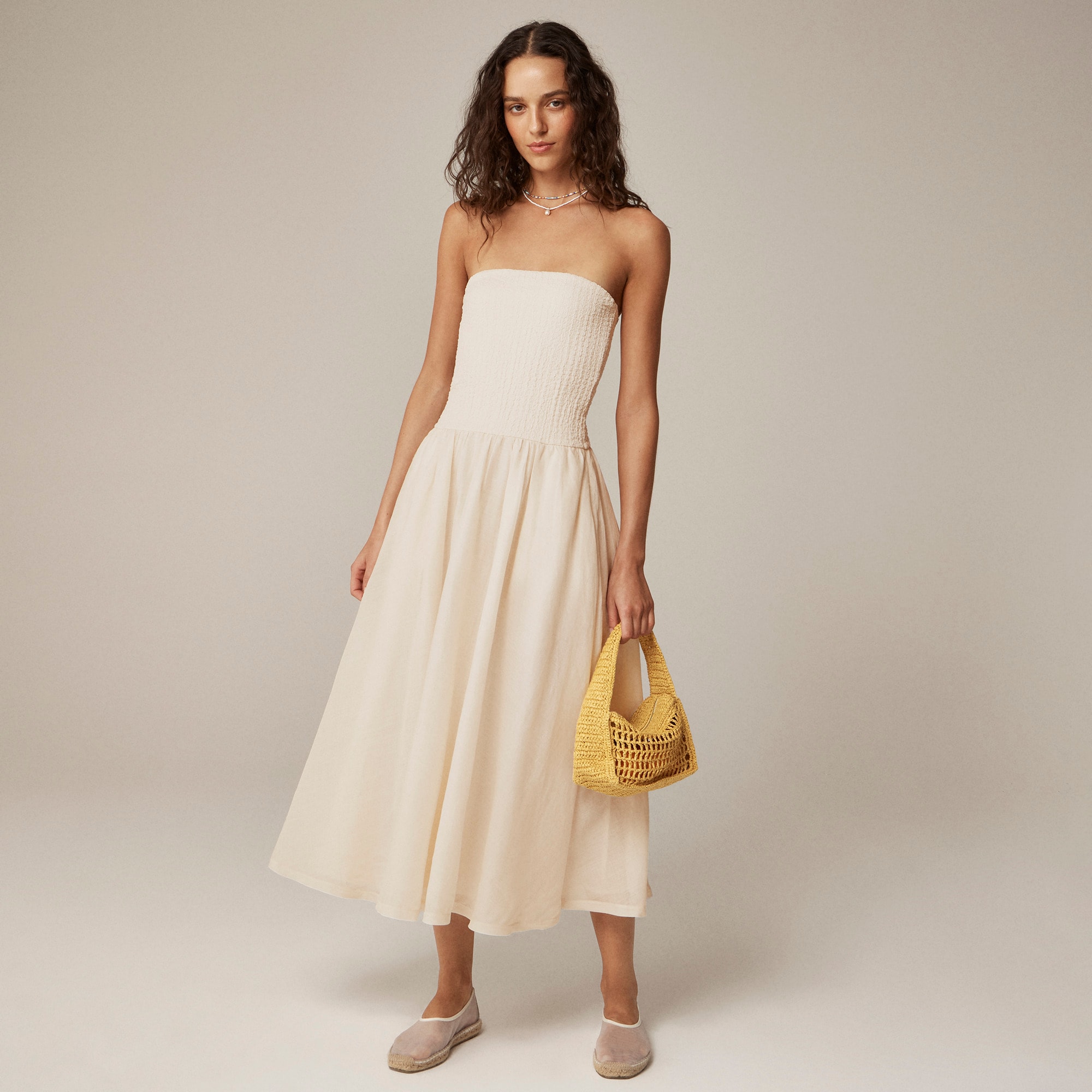  Strapless mixy dress