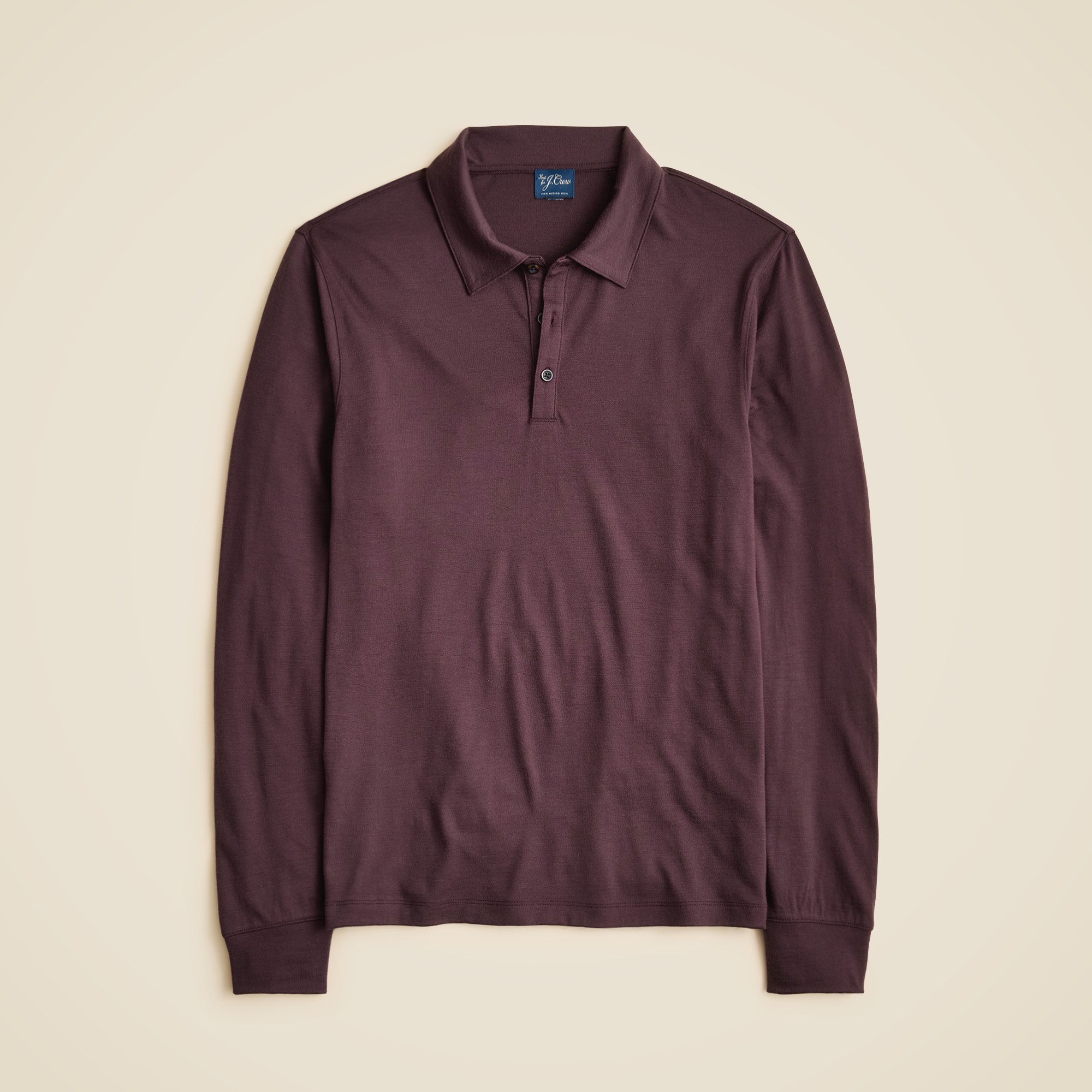 Long-sleeve merino wool polo shirt from J.Crew - $110
