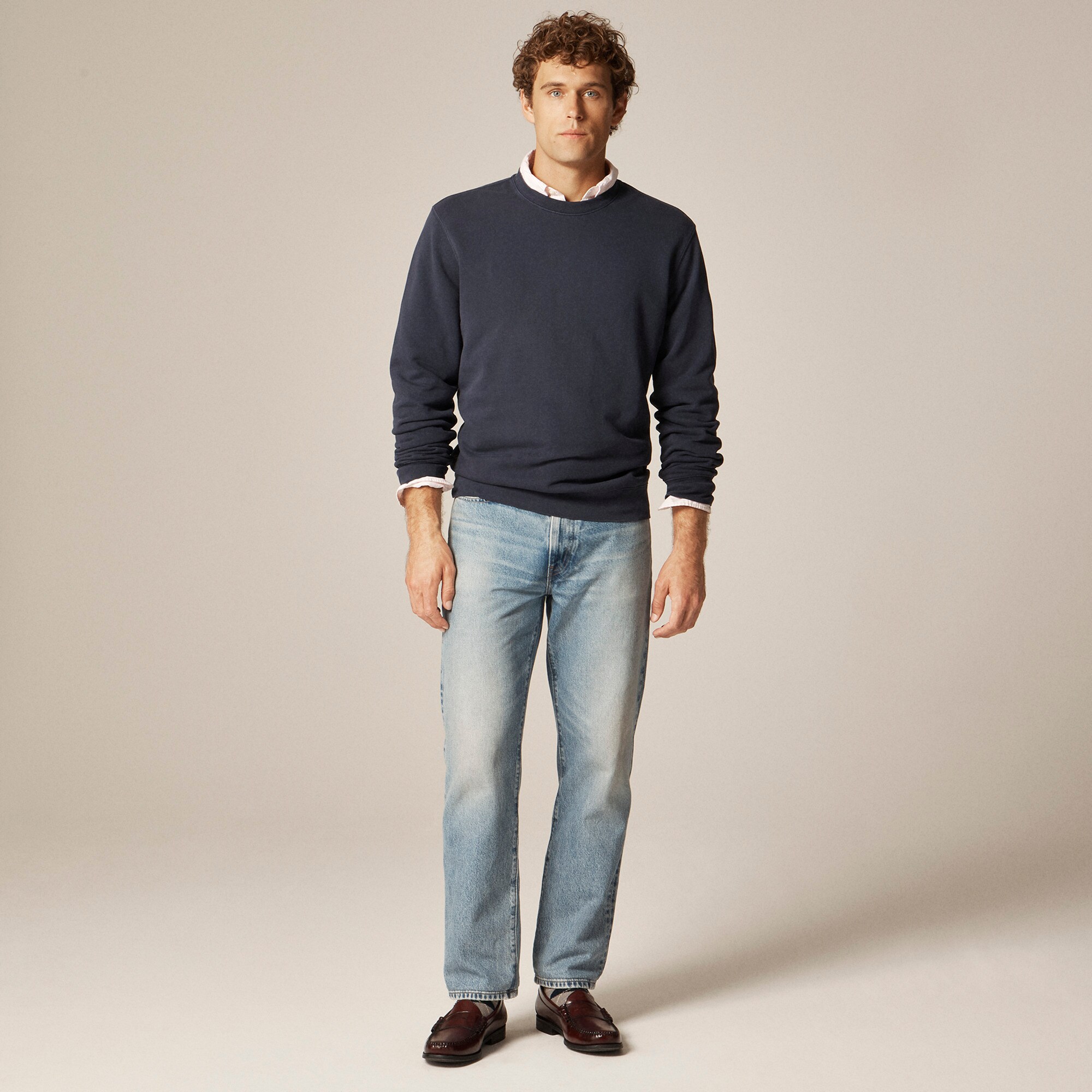 Lightweight french terry sweatshirt - thumbnail 2
