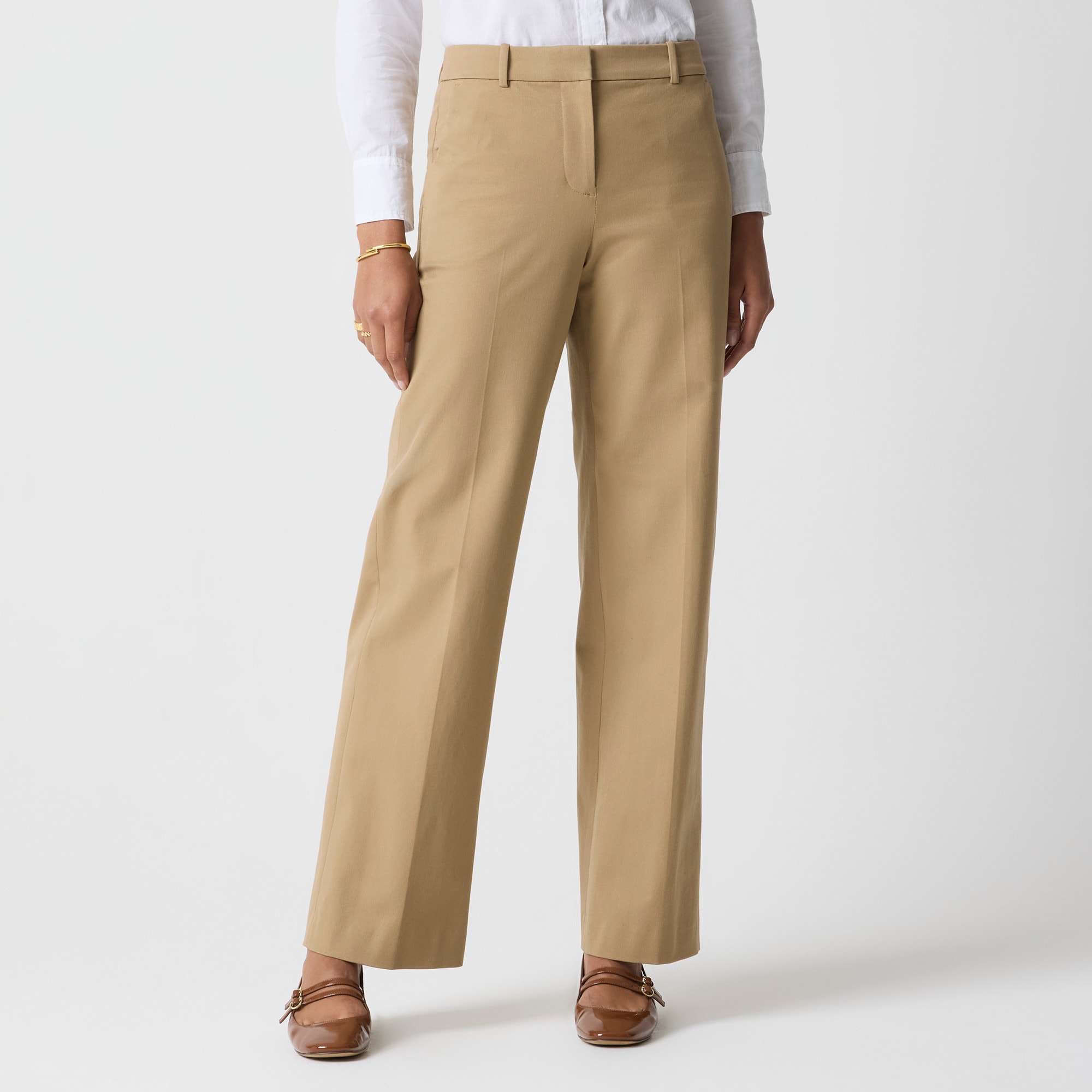 womens Remy full-length high-rise wide-leg pant