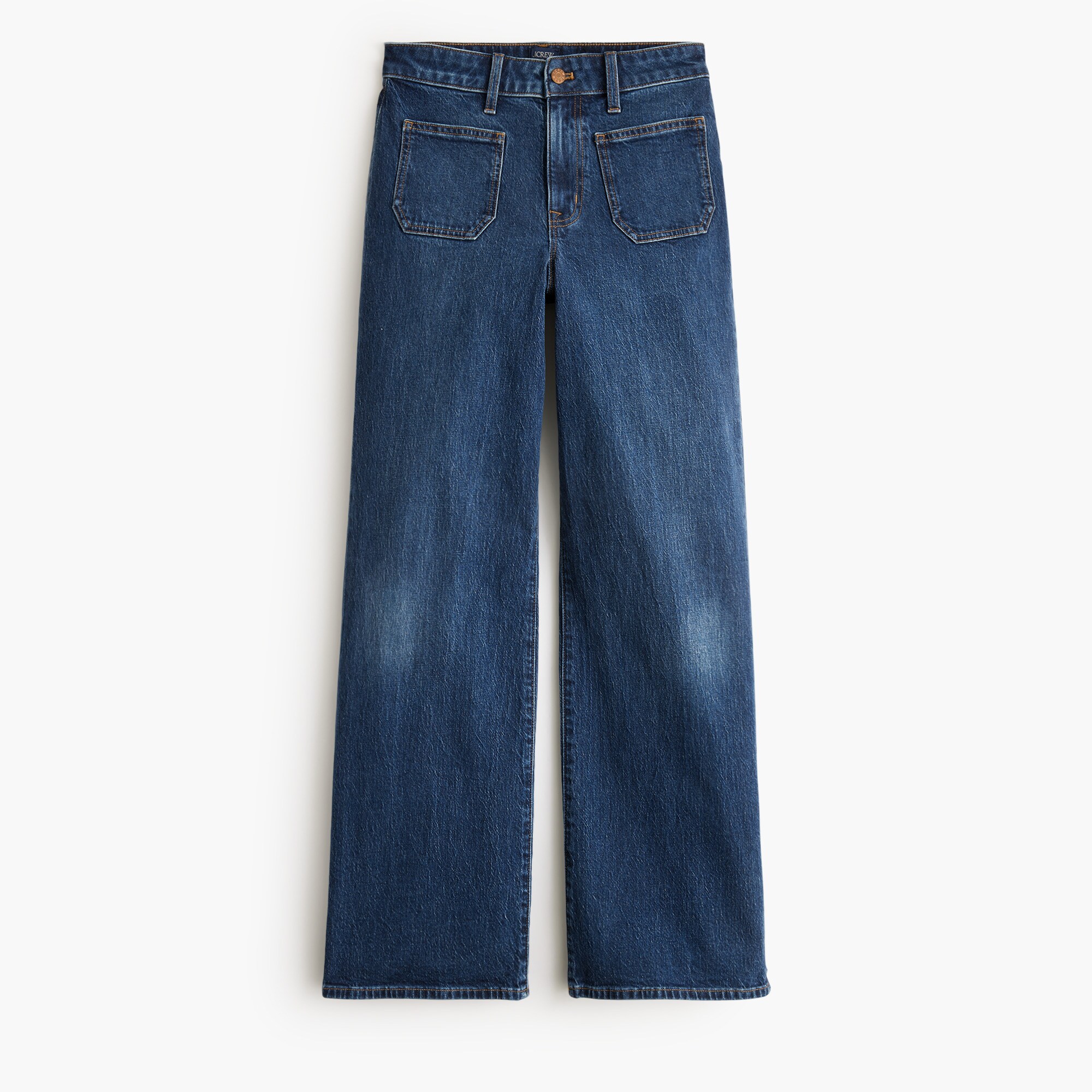 womens Tall curvy slim wide-leg jean in all-day stretch