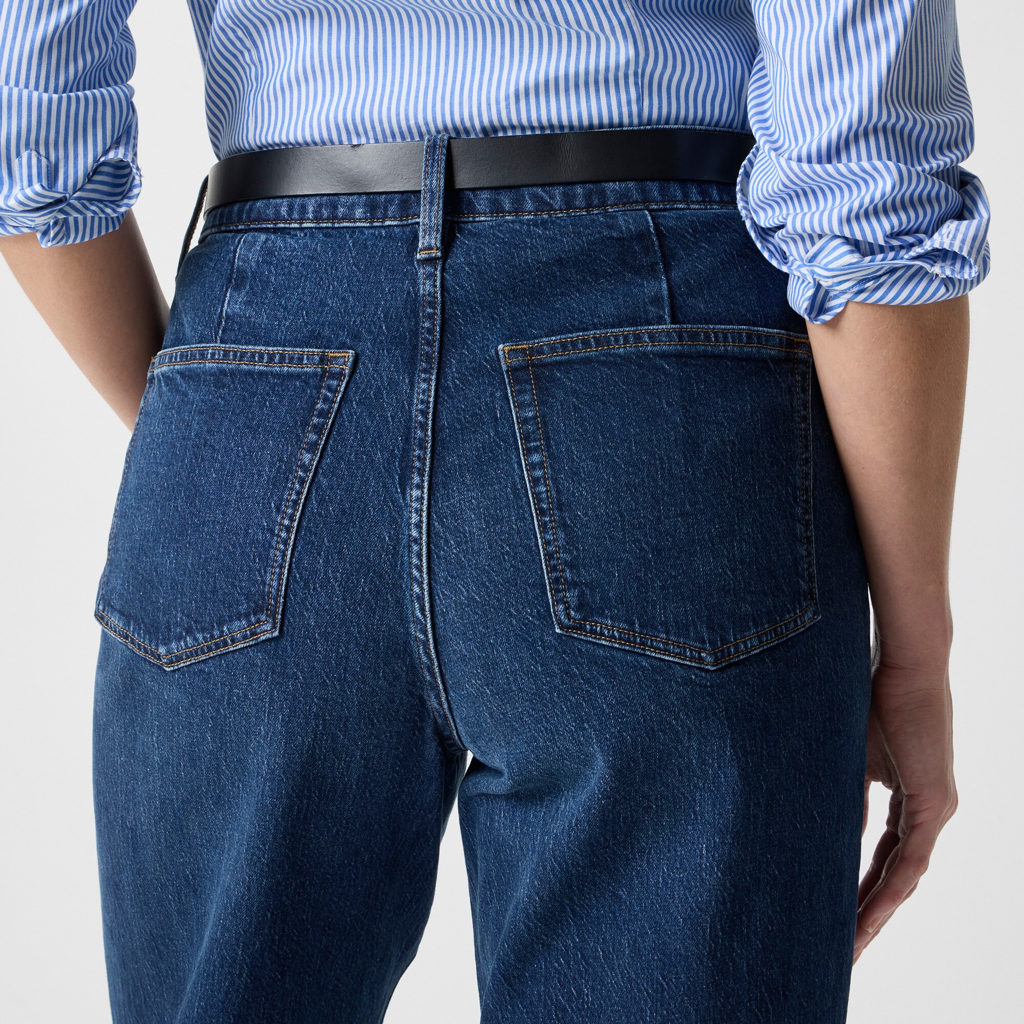 Petite curvy slim wide-leg jean in all-day stretch