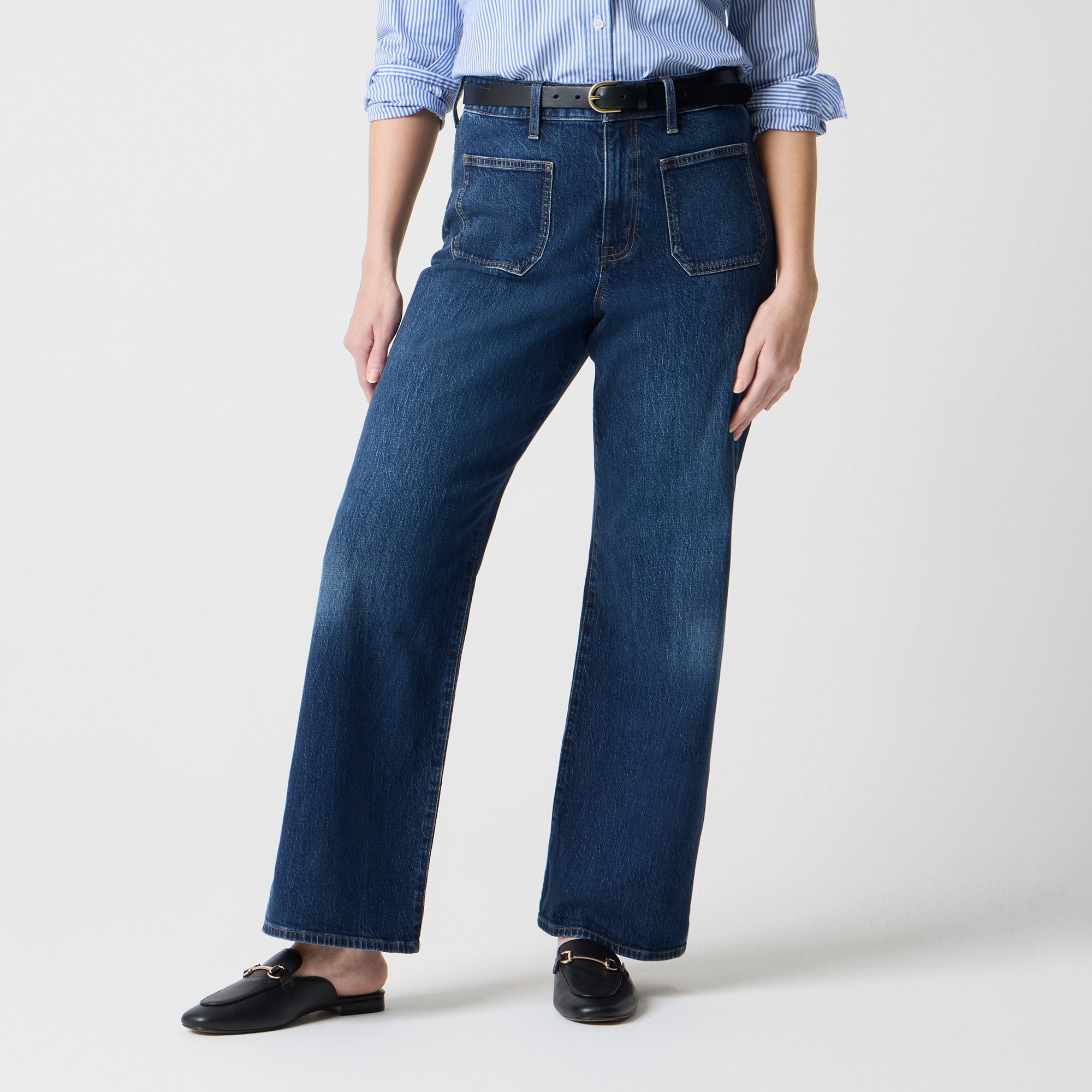 Curvy Slim Wide-leg Jean In All-day Stretch For Women | Factory