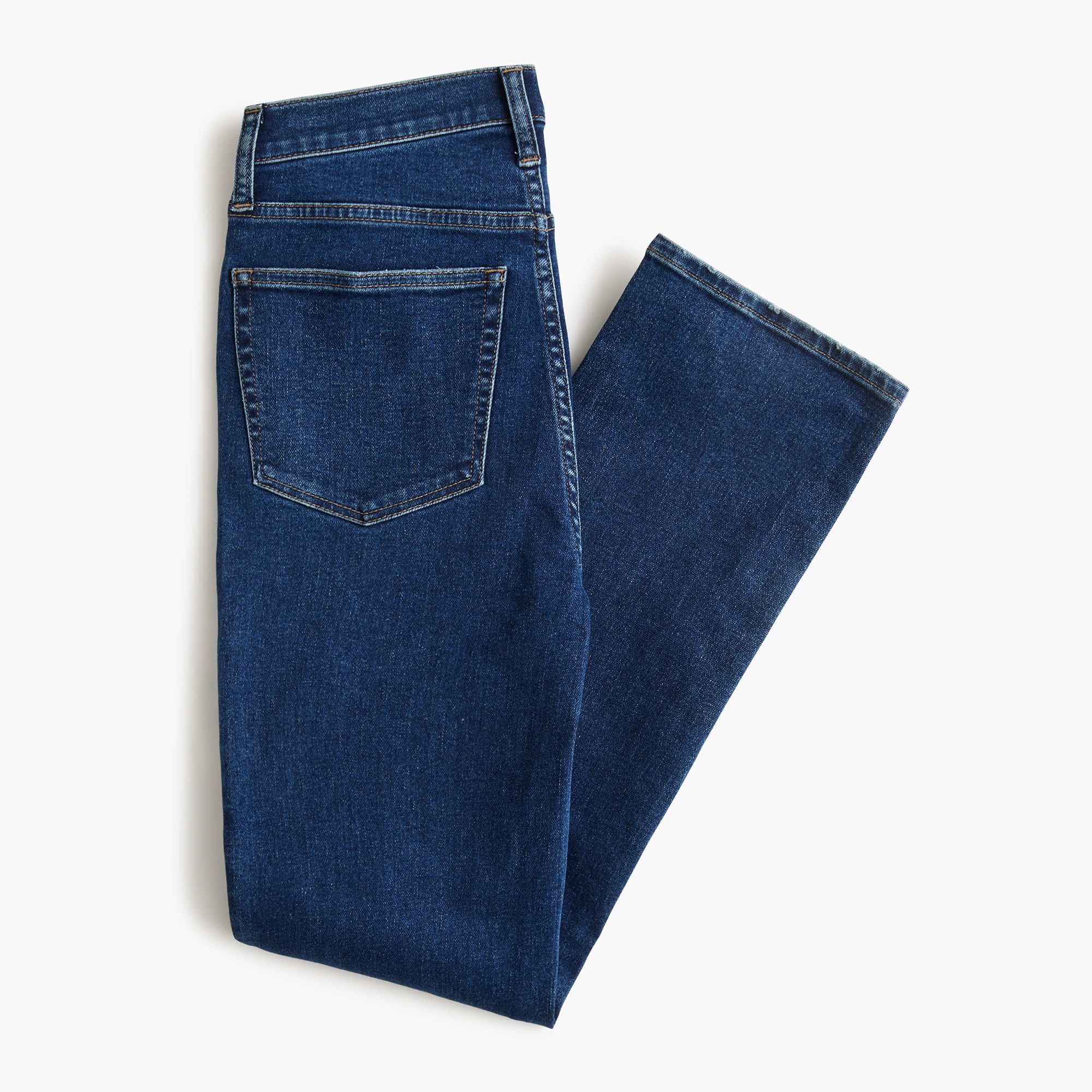 High-rise stovepipe jean signature stretch