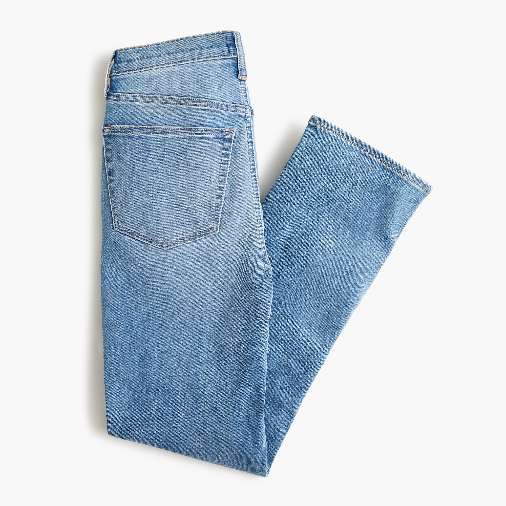 High-rise stovepipe jean in signature stretch+