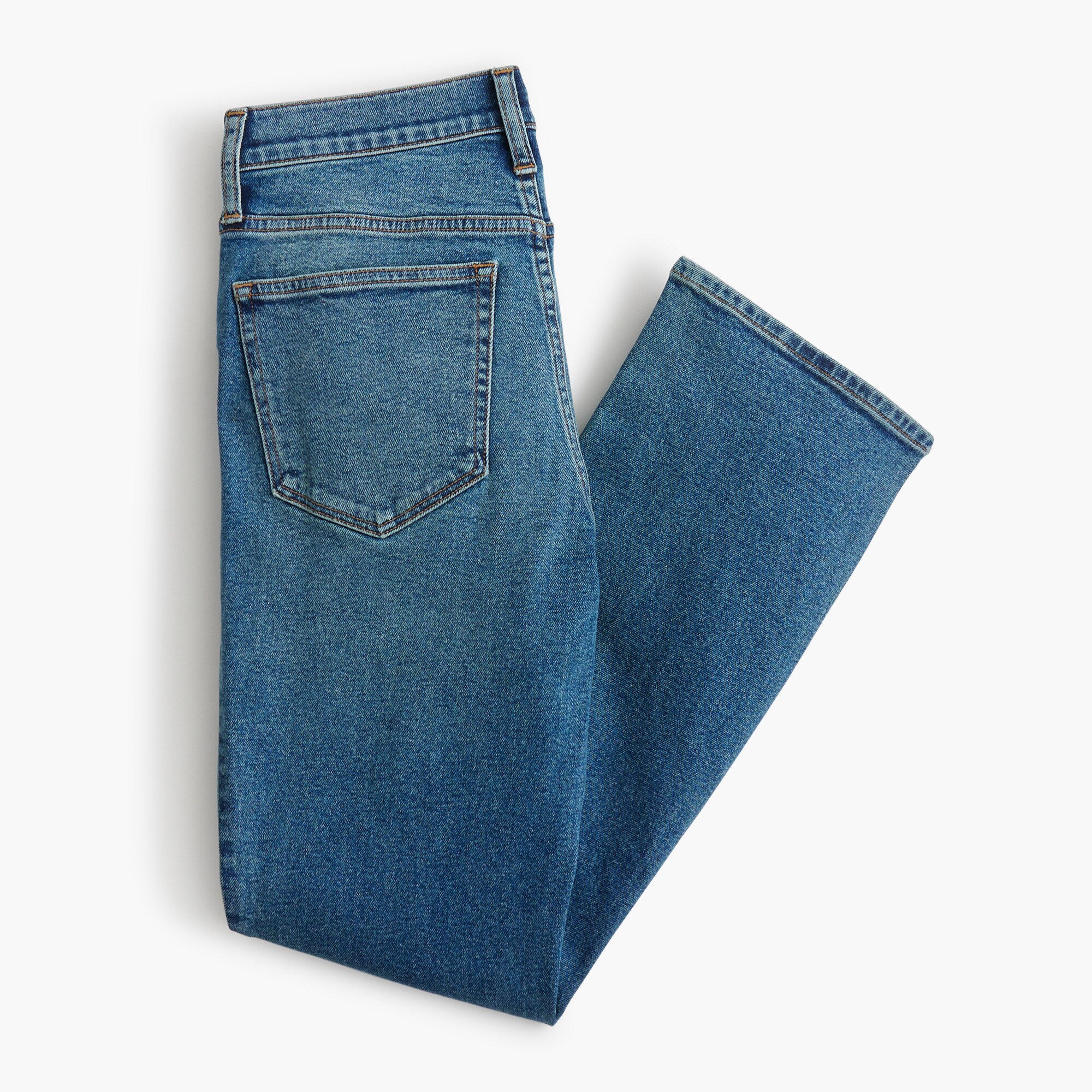 Mid-rise flare crop jean in all-day stretch